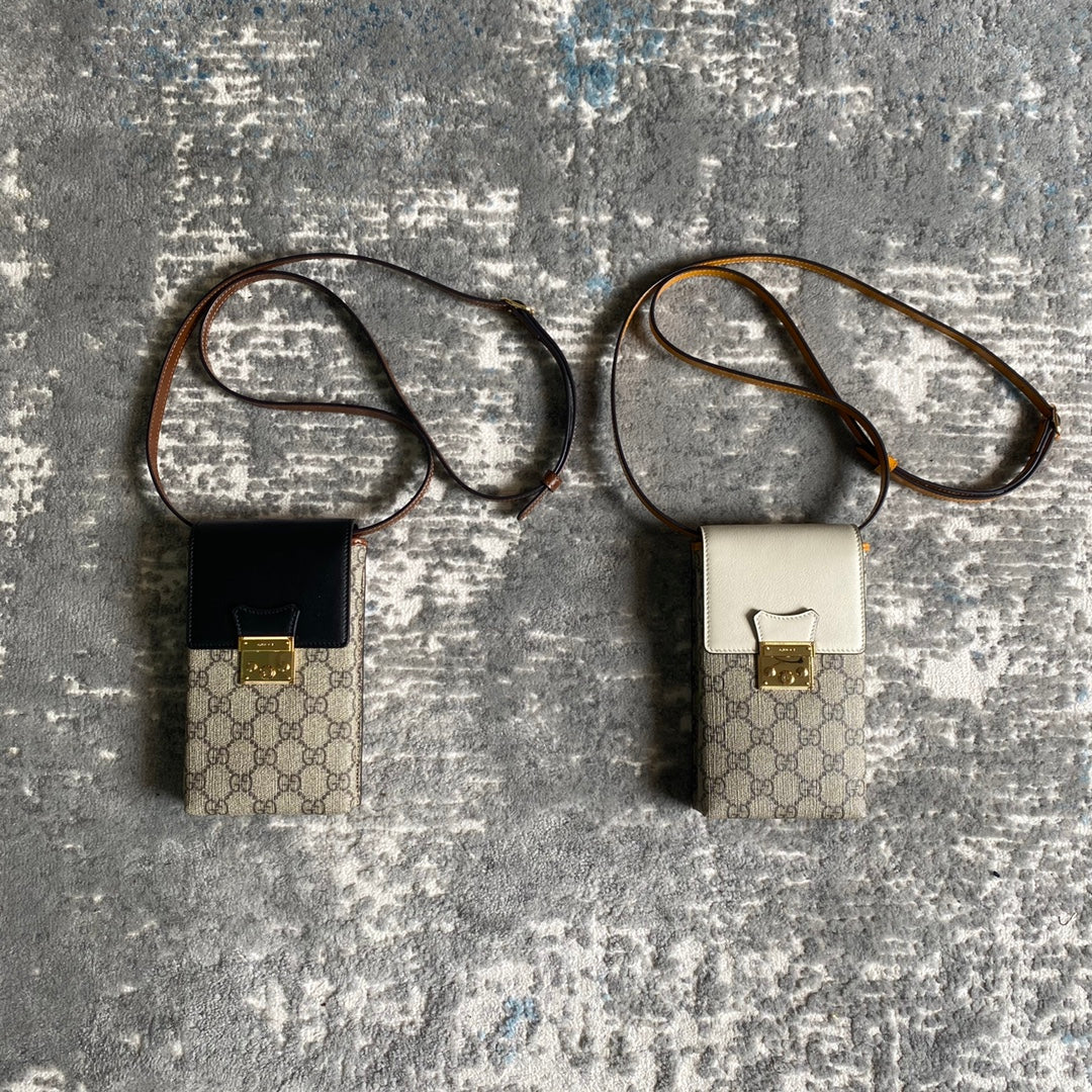 Чехол для телефона Gucci с цепочкой и замком - 1 шт.