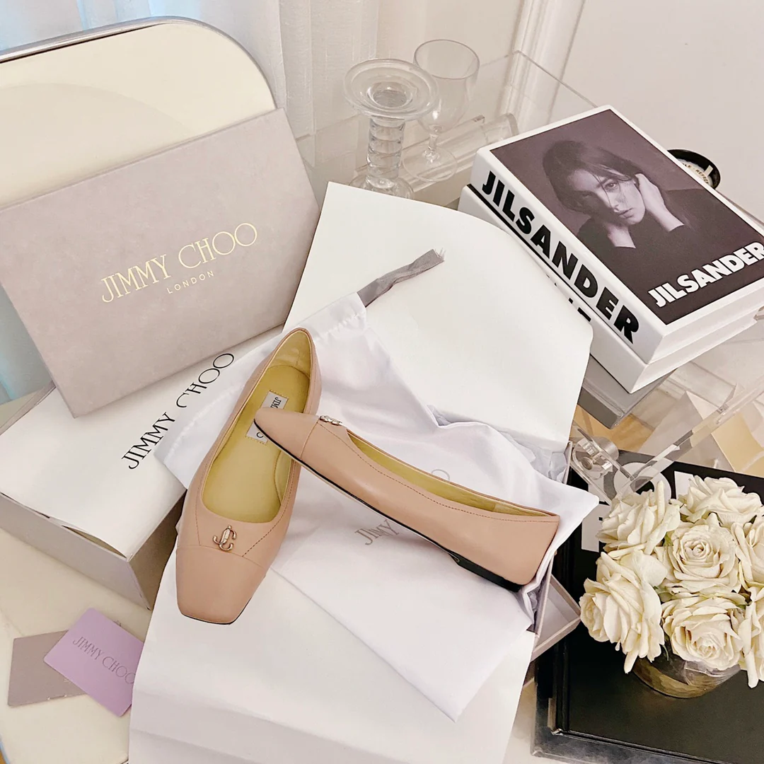 Ретро-балетки Jimmy с квадратным носком