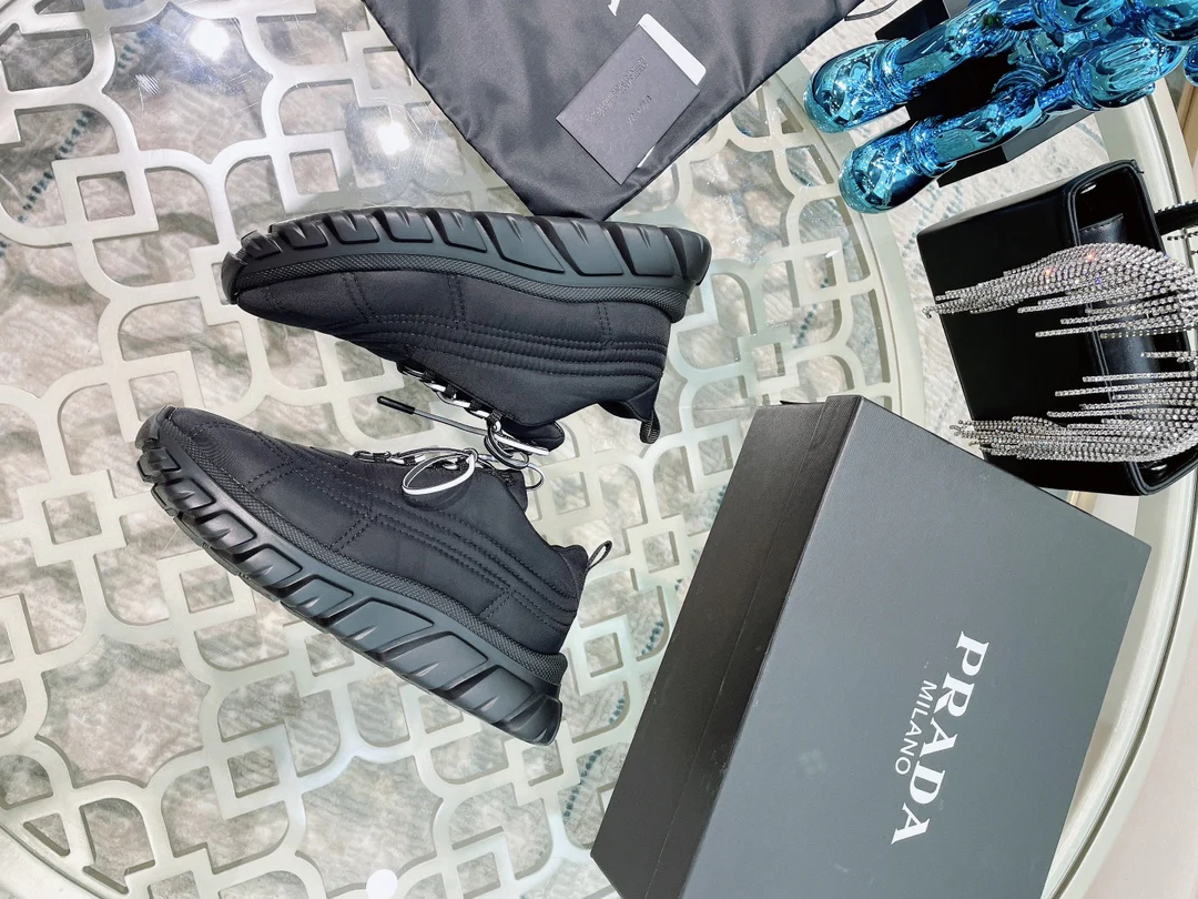 Обувь Prada - Prada - платформа - кроссовки - повседневная обувь - черная