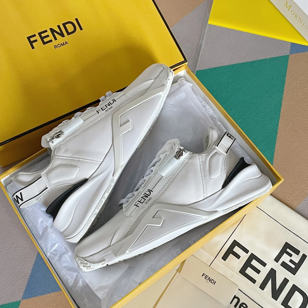 Fendi - Повседневные кроссовки - Белые