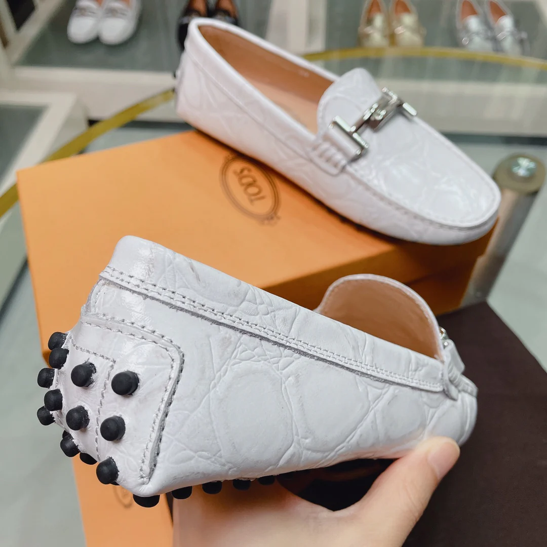 Tods - Дублет из узорчатой ??кожи - Лоферы - Туфли без шнурков