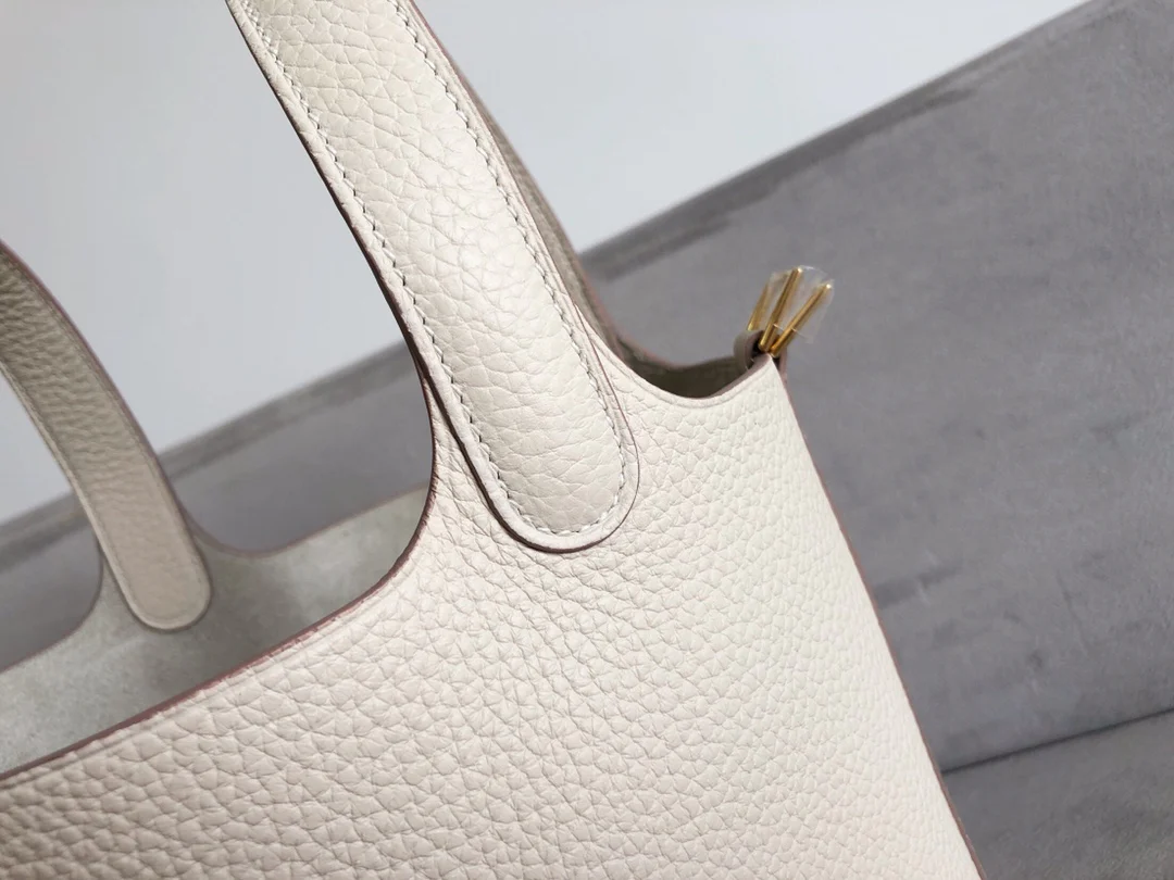 Пряжка из белого золота Hermes Picotin 18tc Milkshake