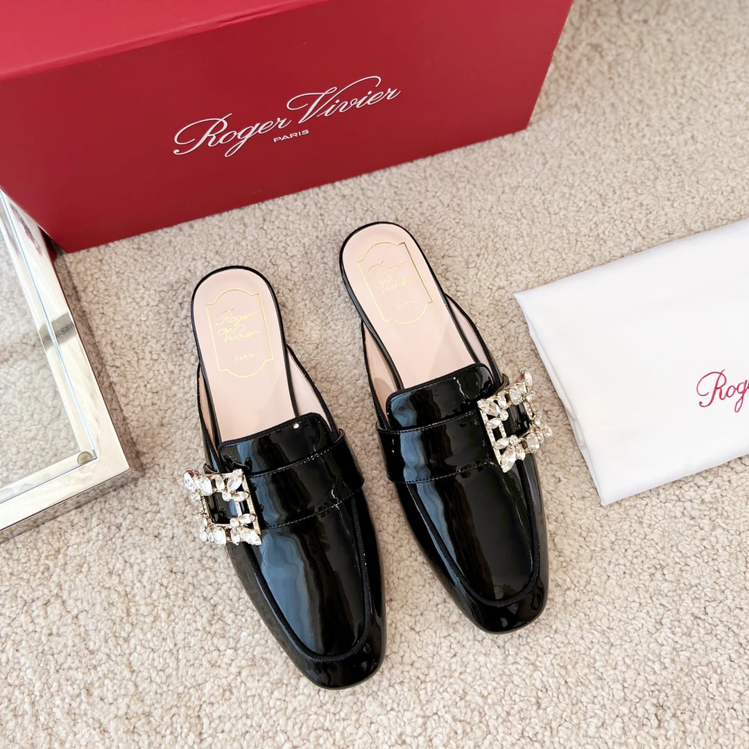 Обувь RV - пряжка Versailles с бриллиантами - полутапочки Muller