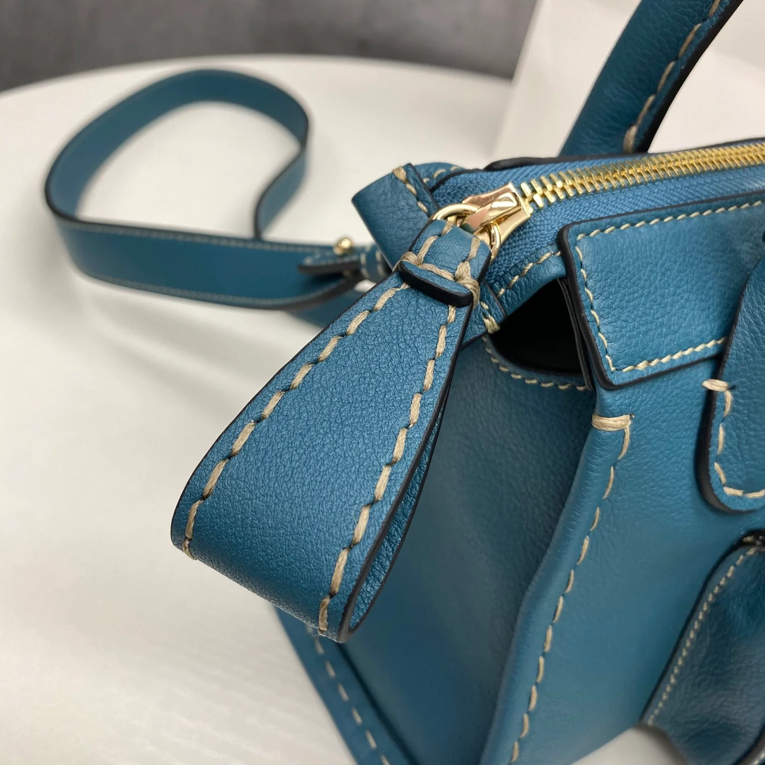 Классическая сумка Chloe - озерно-зеленый