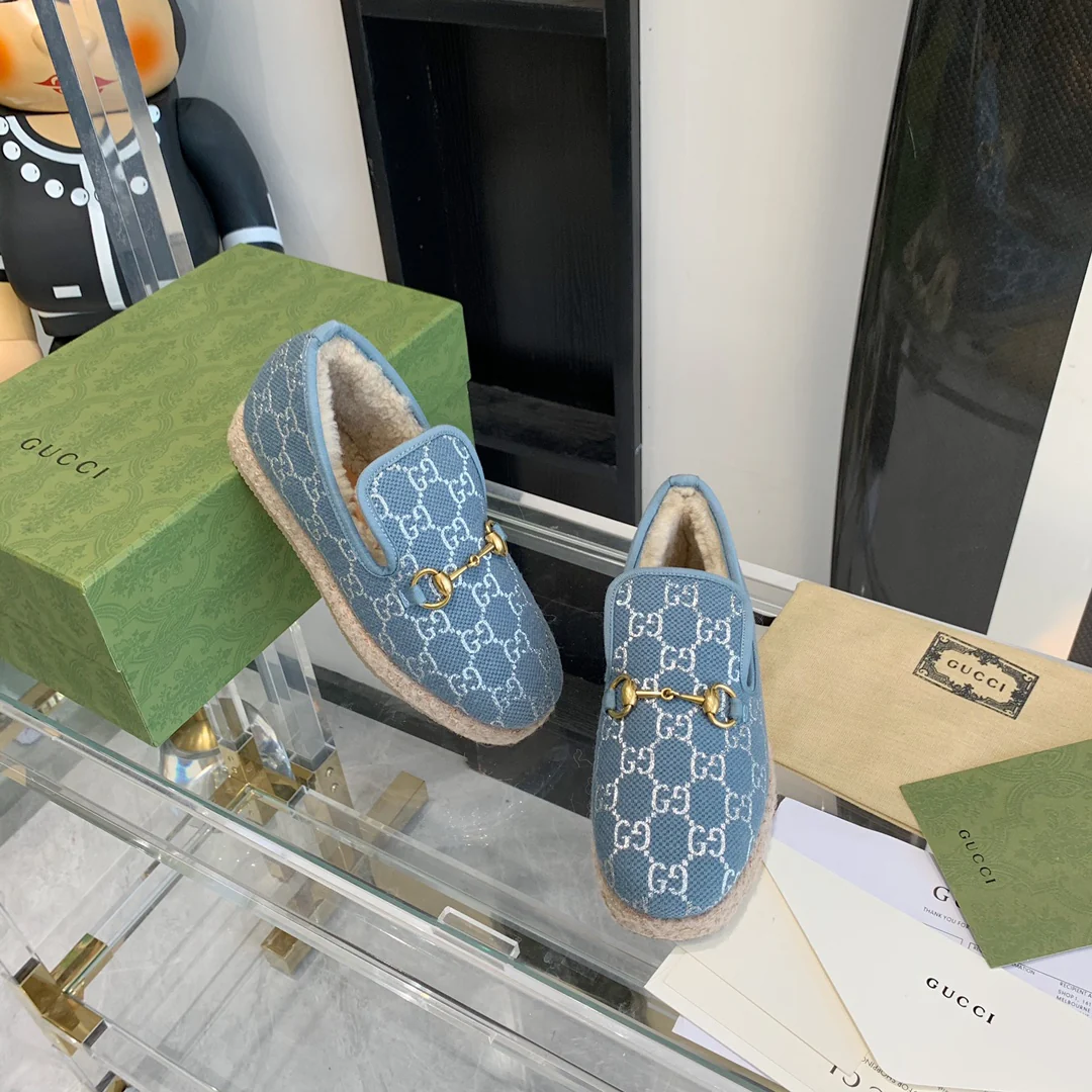 Gucci - Теплые шерстяные туфли - Модель унисекс