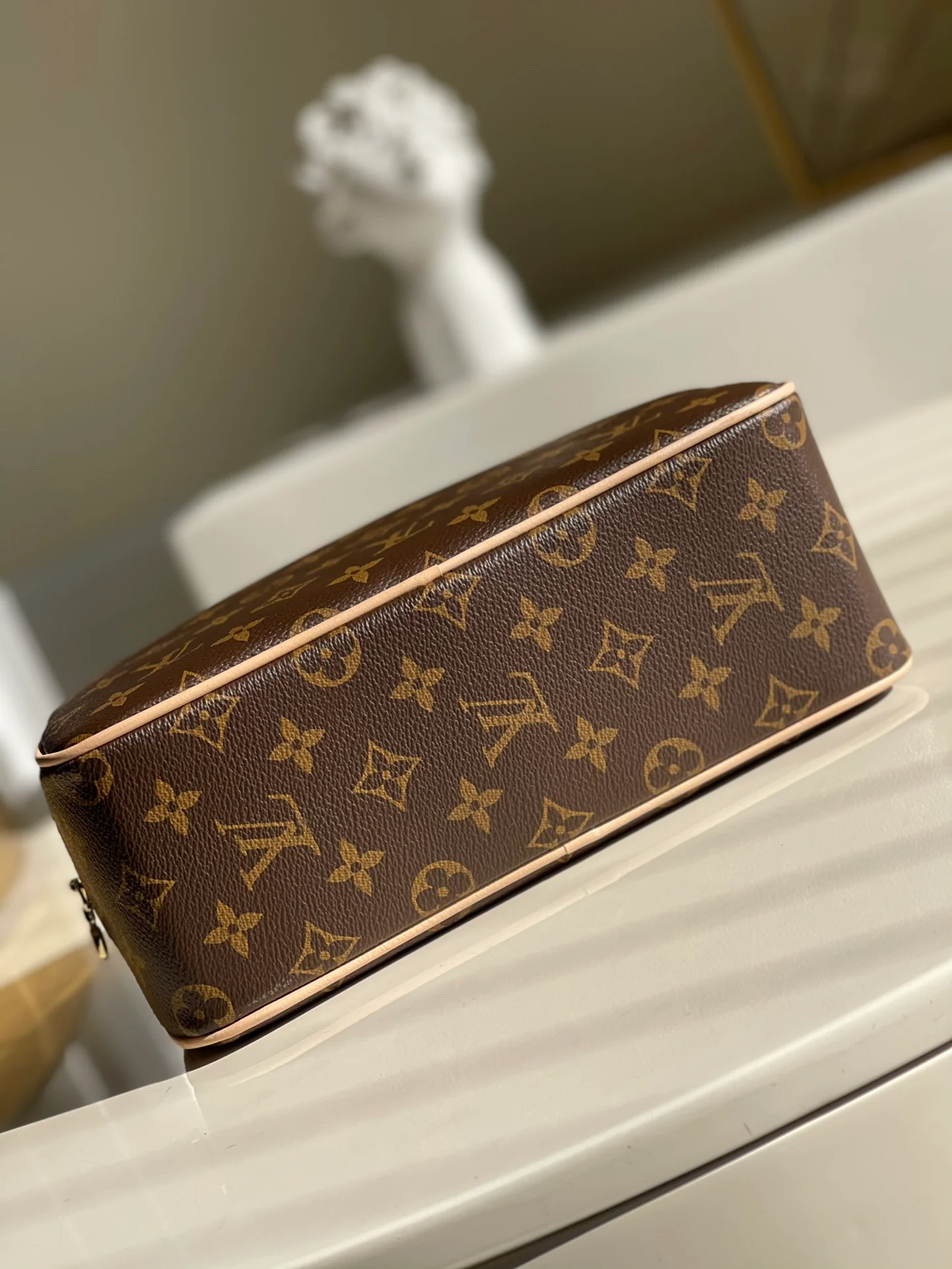 lv-m47527-damier холщовая косметичка - клатч