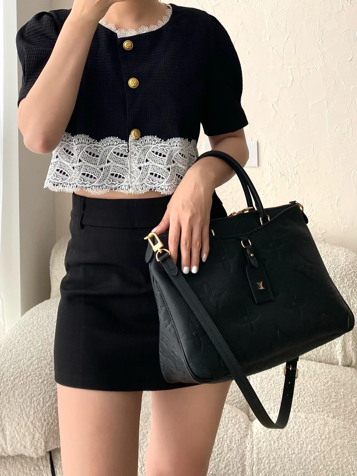 m46487-LV-Trianon сумка-Абрикос-Средний-1