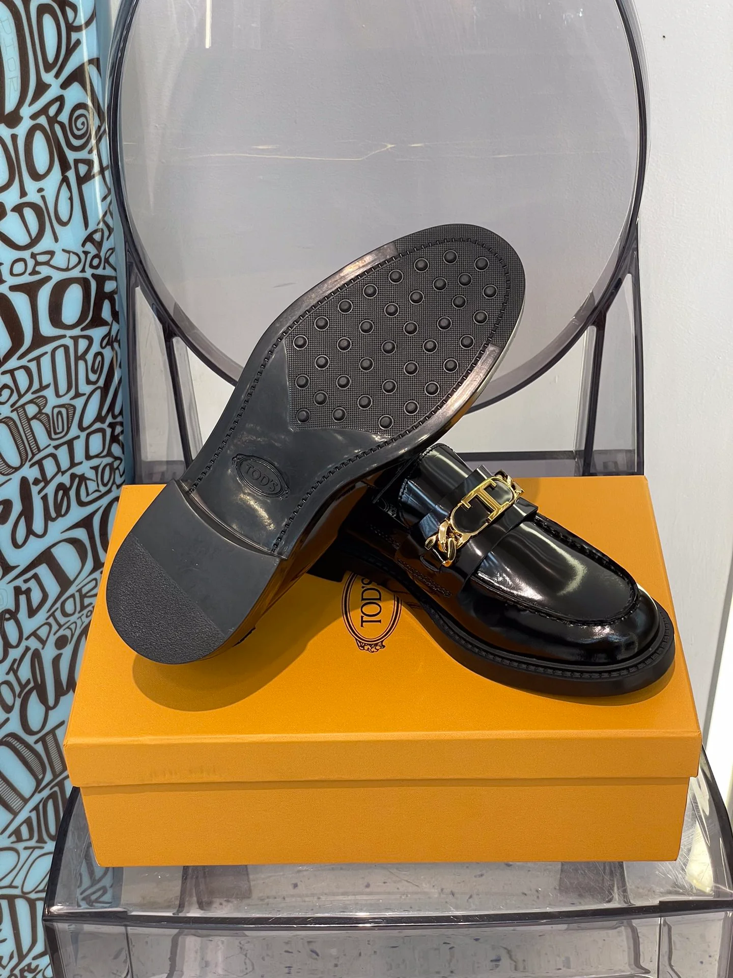 Лоферы Tods-td с пряжкой