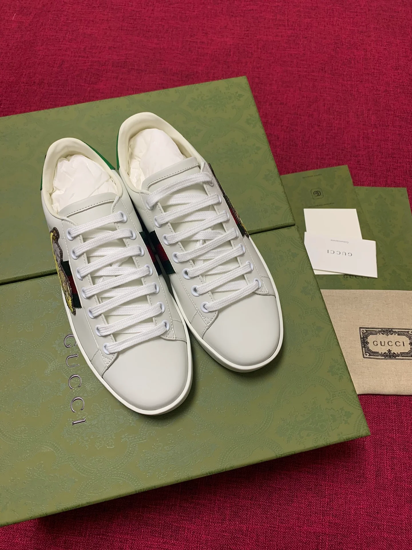 Gucci - Белые кроссовки - Кроссовки - Повседневная обувь - 15