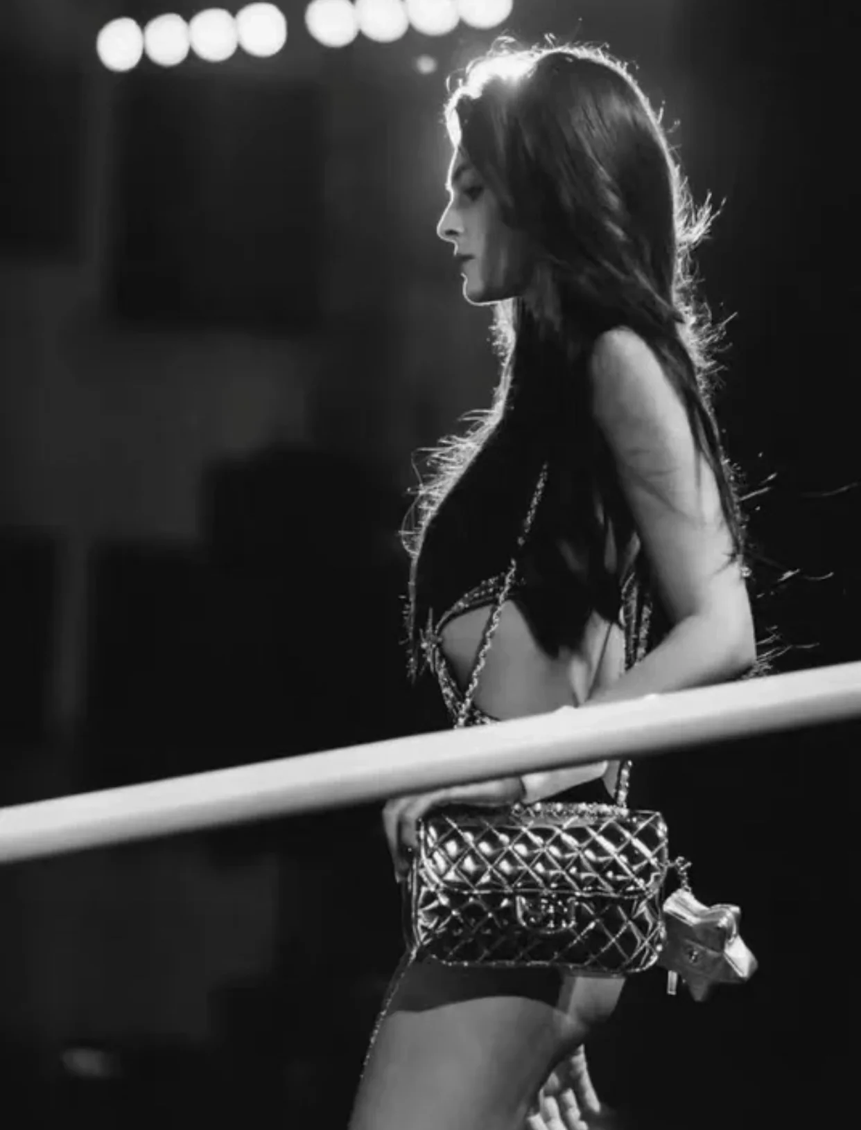 Весенняя коллекция Chanel - 24c - Сумка CF Star Flap Bag - Серебристый