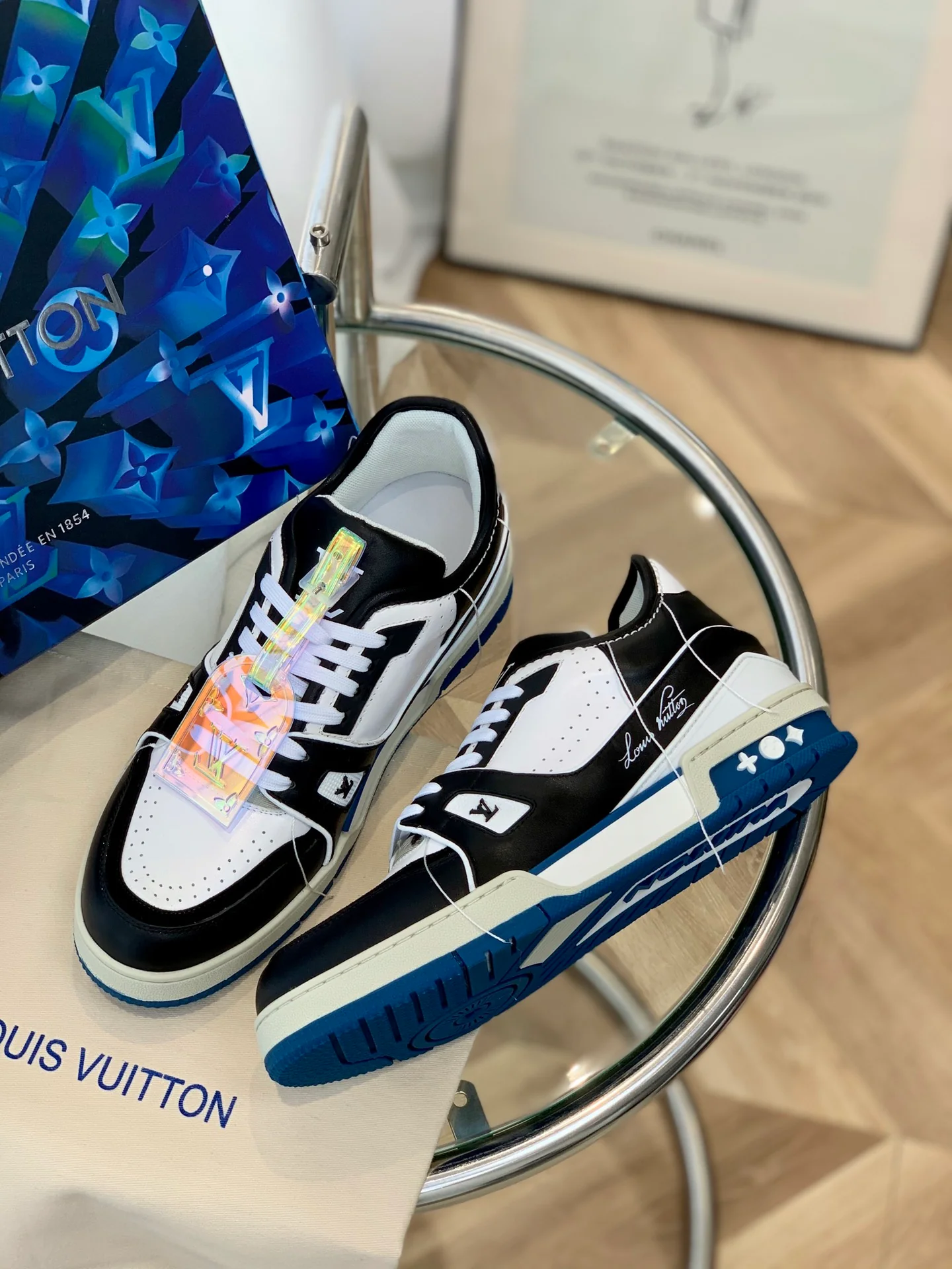 Кроссовки LV Trainer Series - Унисекс - Черные - 1