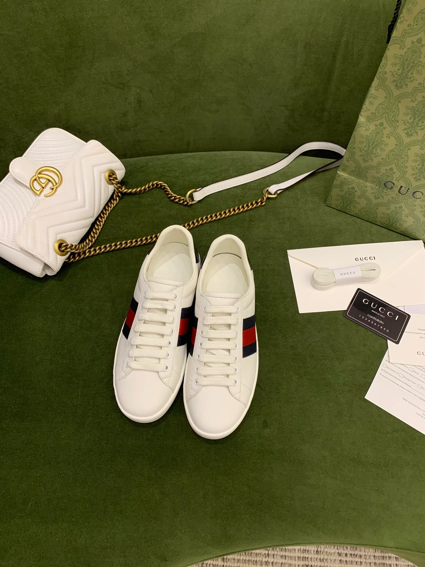 Gucci - Кроссовки - Обувь для скейтбординга - Белые кроссовки - 1