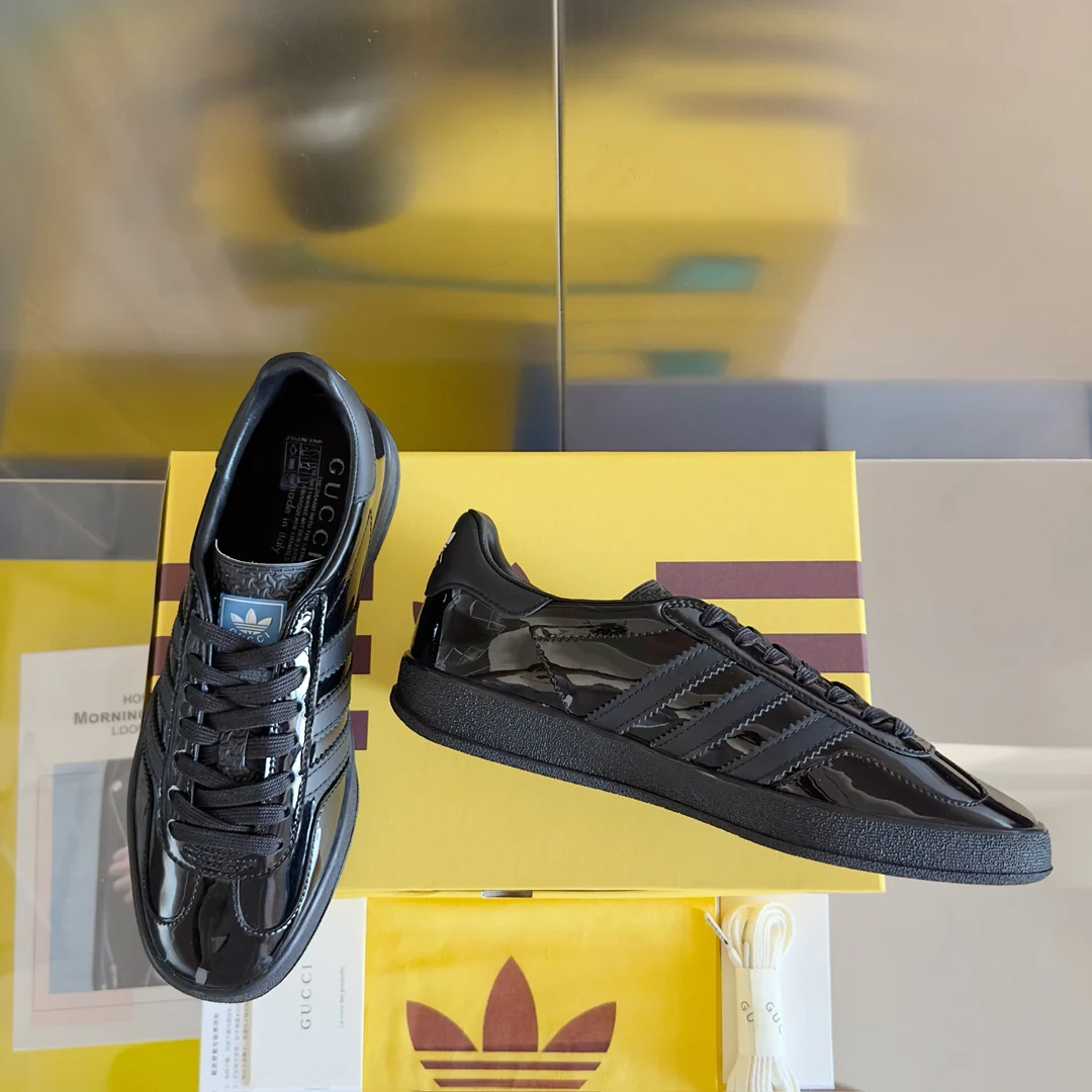 Скейтбордистские кроссовки Gucci 2024 - черные