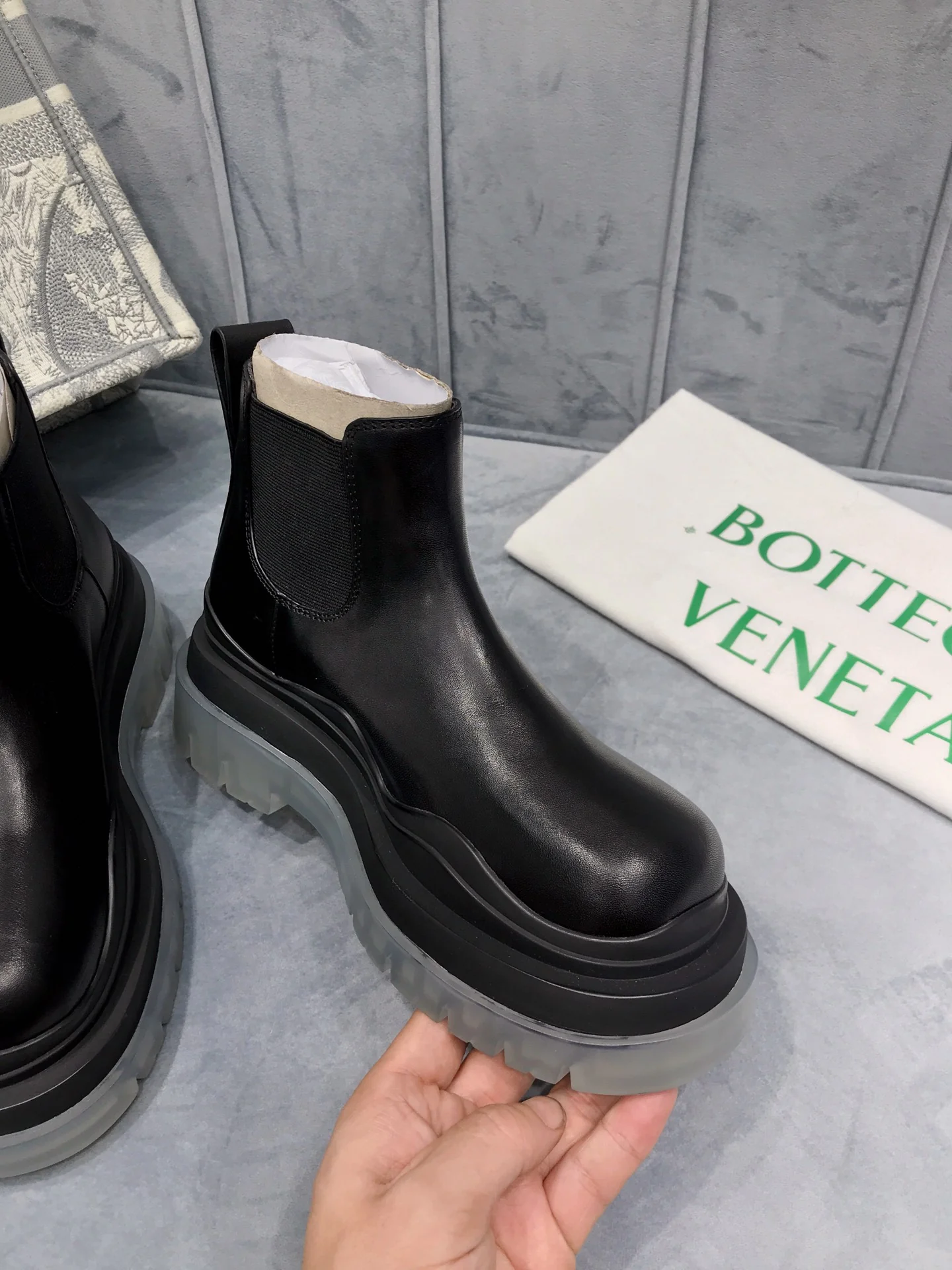 BV - Прозрачная подошва - Ботильоны