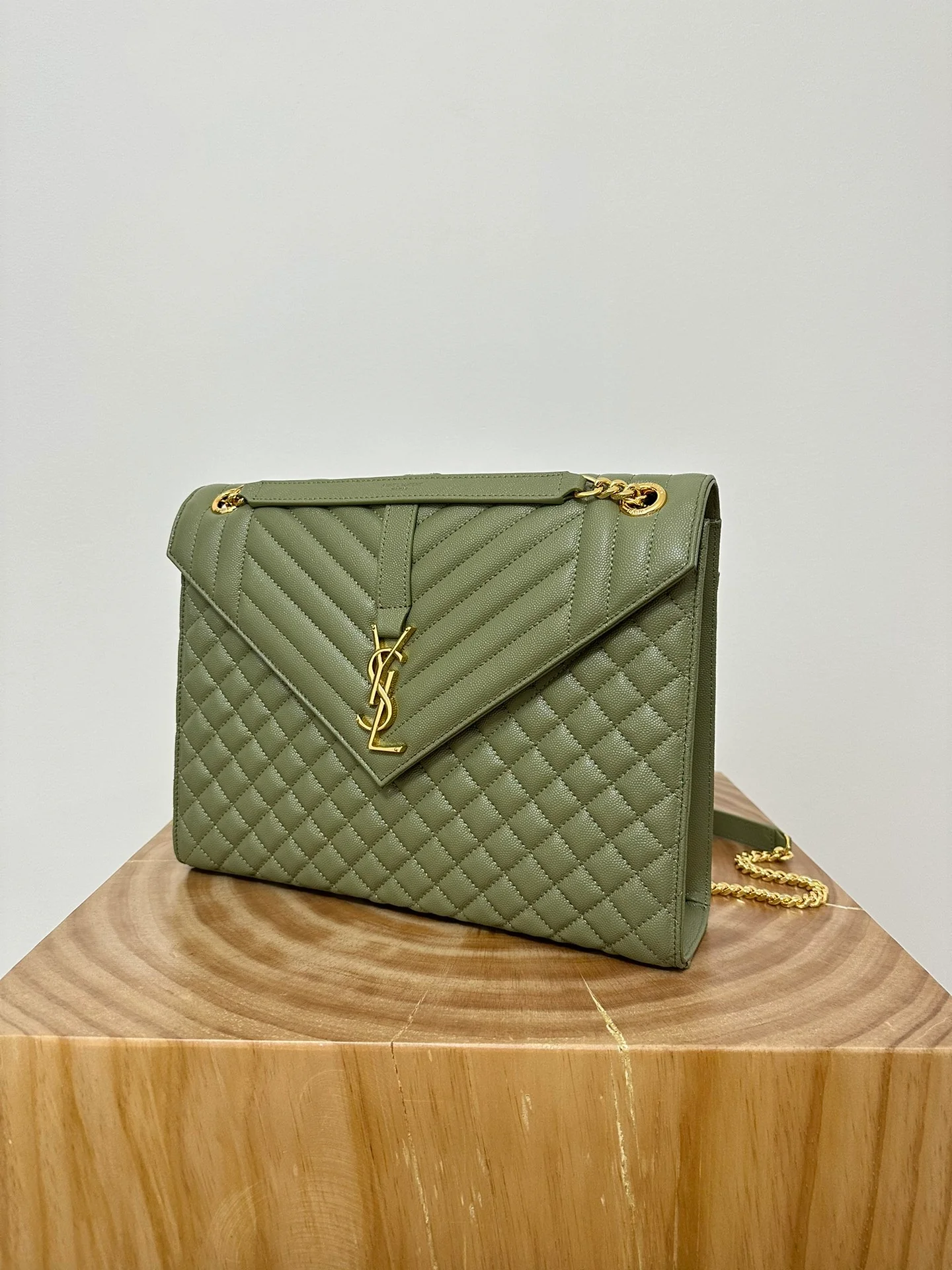 Конверт YSL - светло-зеленый