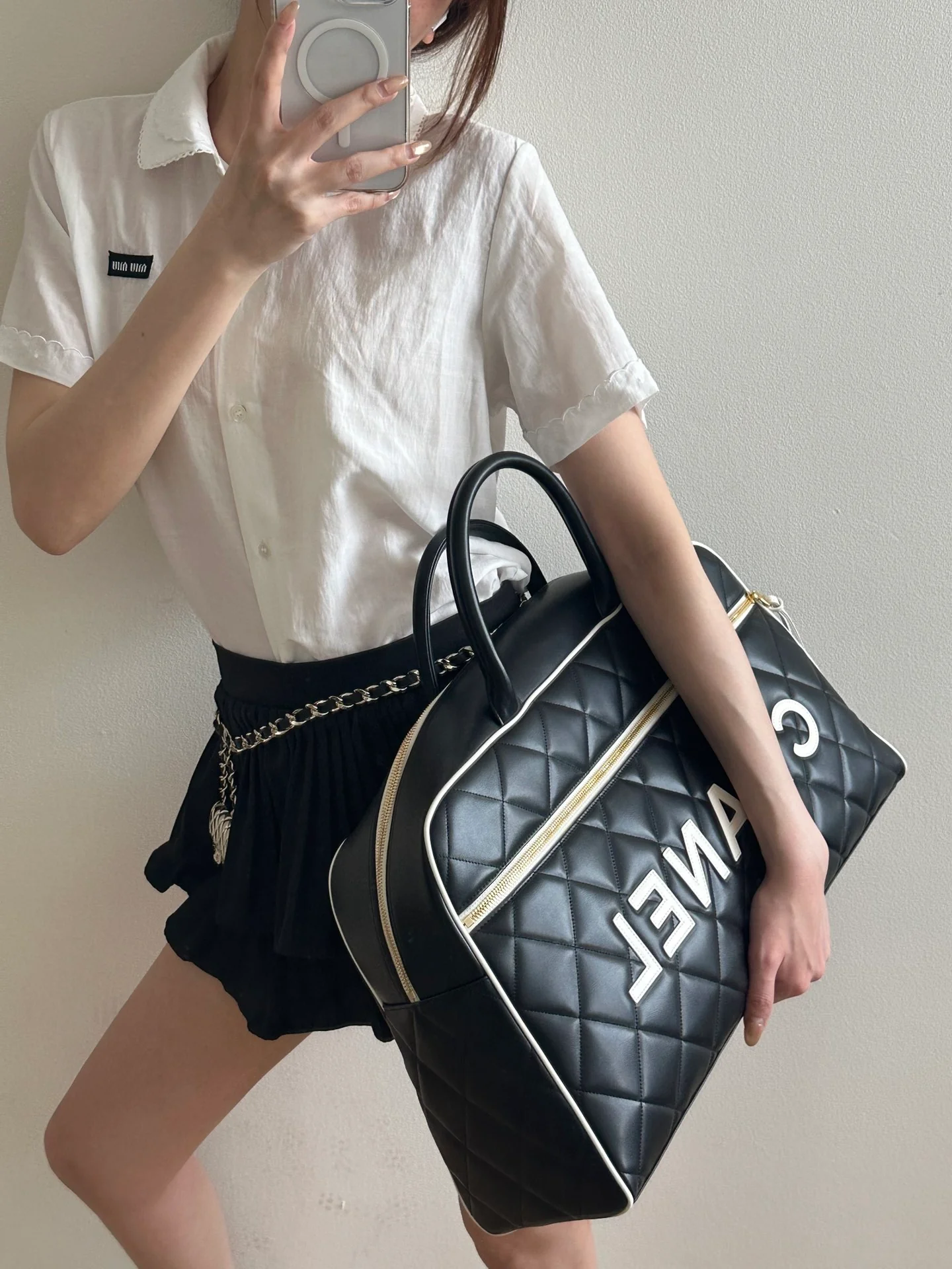 Сумка для переноски шаров для боулинга 25 пенсов - черная