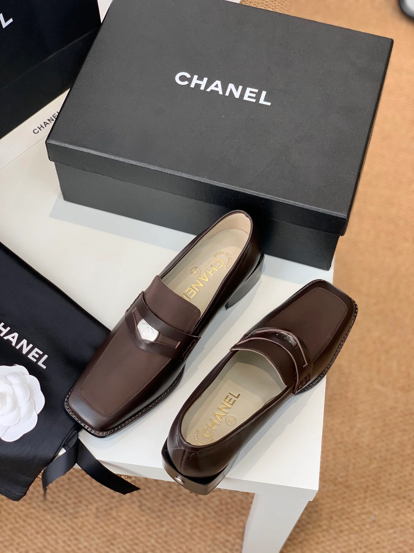 Chanel - Винтаж - Квадратный носок - Низкий каблук - 3