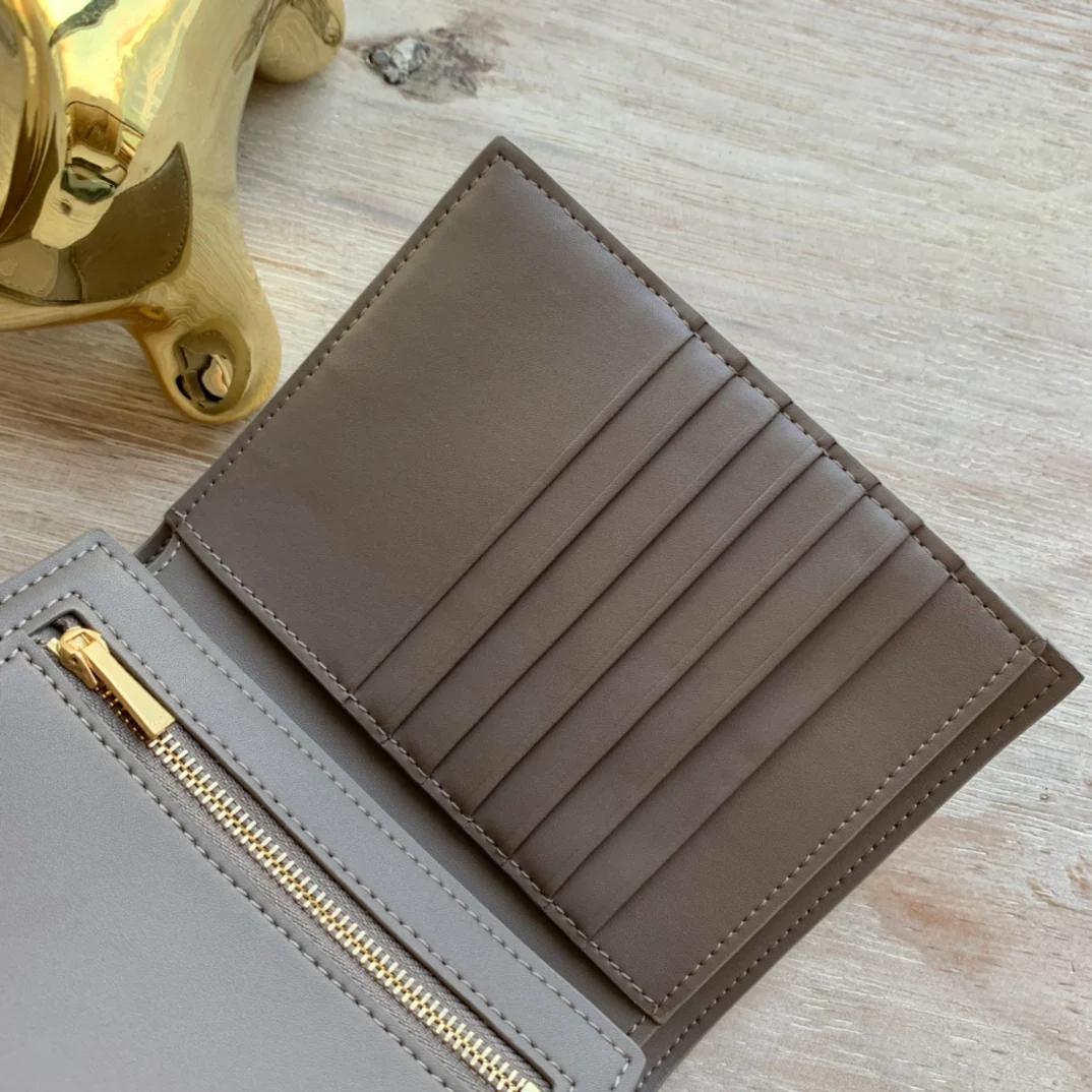 Кошелек Celine Strap из зернистой телячьей кожи - 8