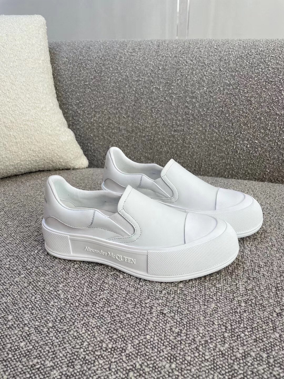 McQueen - Белые кроссовки - Лоферы