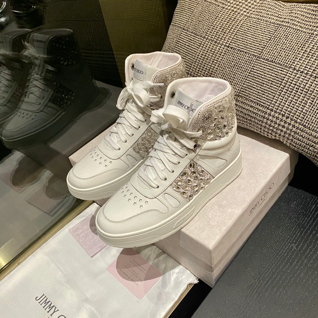 Jimmy - Перламутровый верх - Платформа - Высокие - Повседневные туфли - Черные