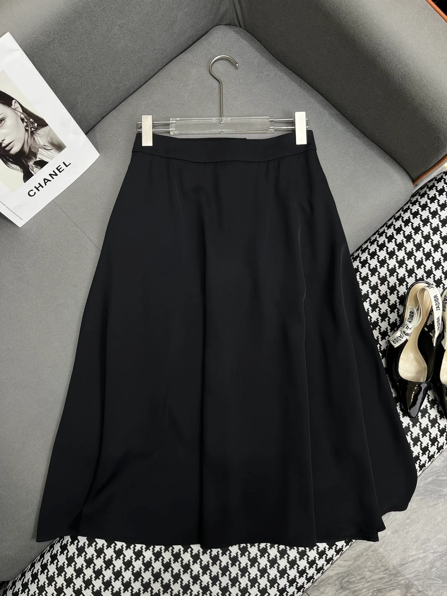 Юбка миди Chanel 2403-24ss, летняя новинка.