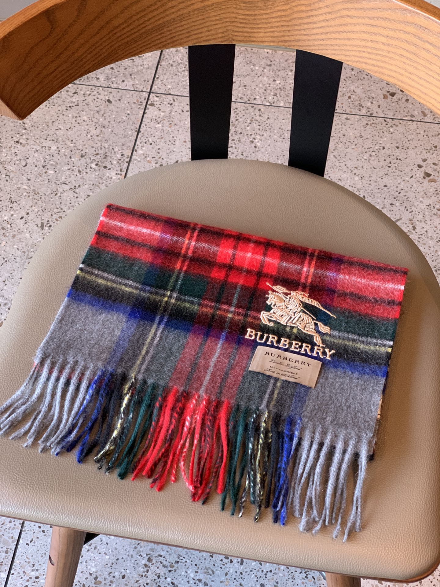 Кашемировый шарф Burberry - 30 см - 195 см - 1