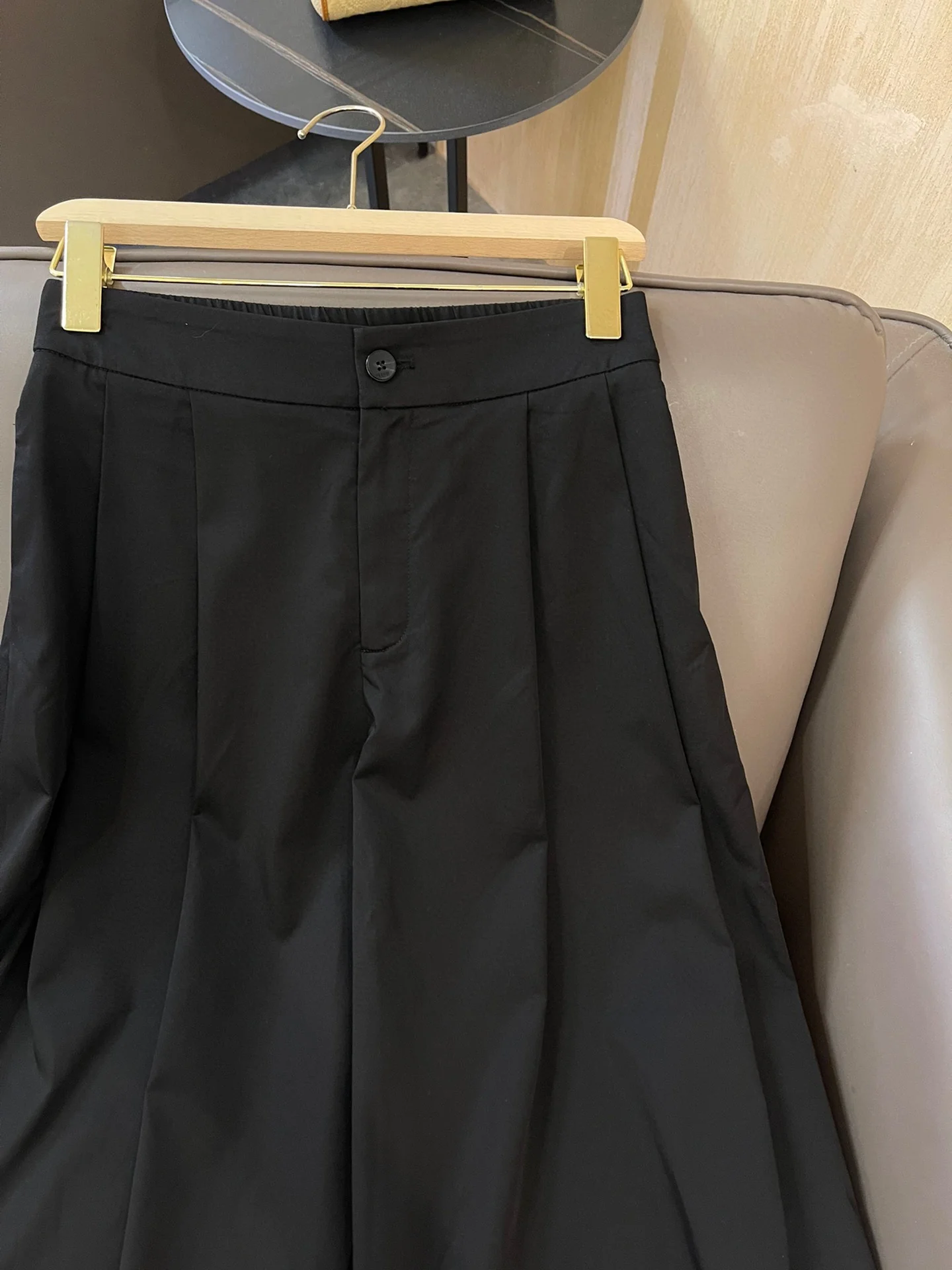 Новые широкие брюки Celine 2404-24ss - черные