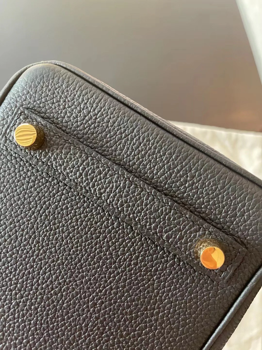 Сумка Hermes Birkin 25 Togo Black с золотой пряжкой