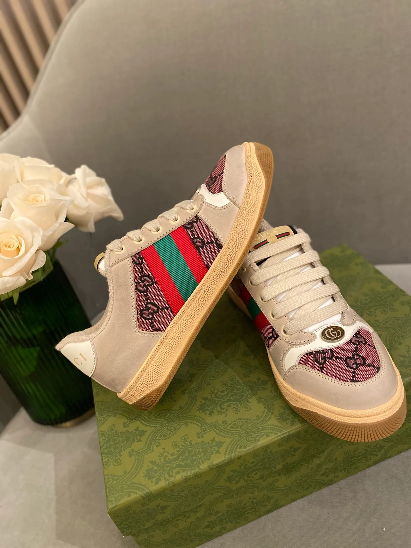 Gucci - Грязные туфли - Кроссовки - 4