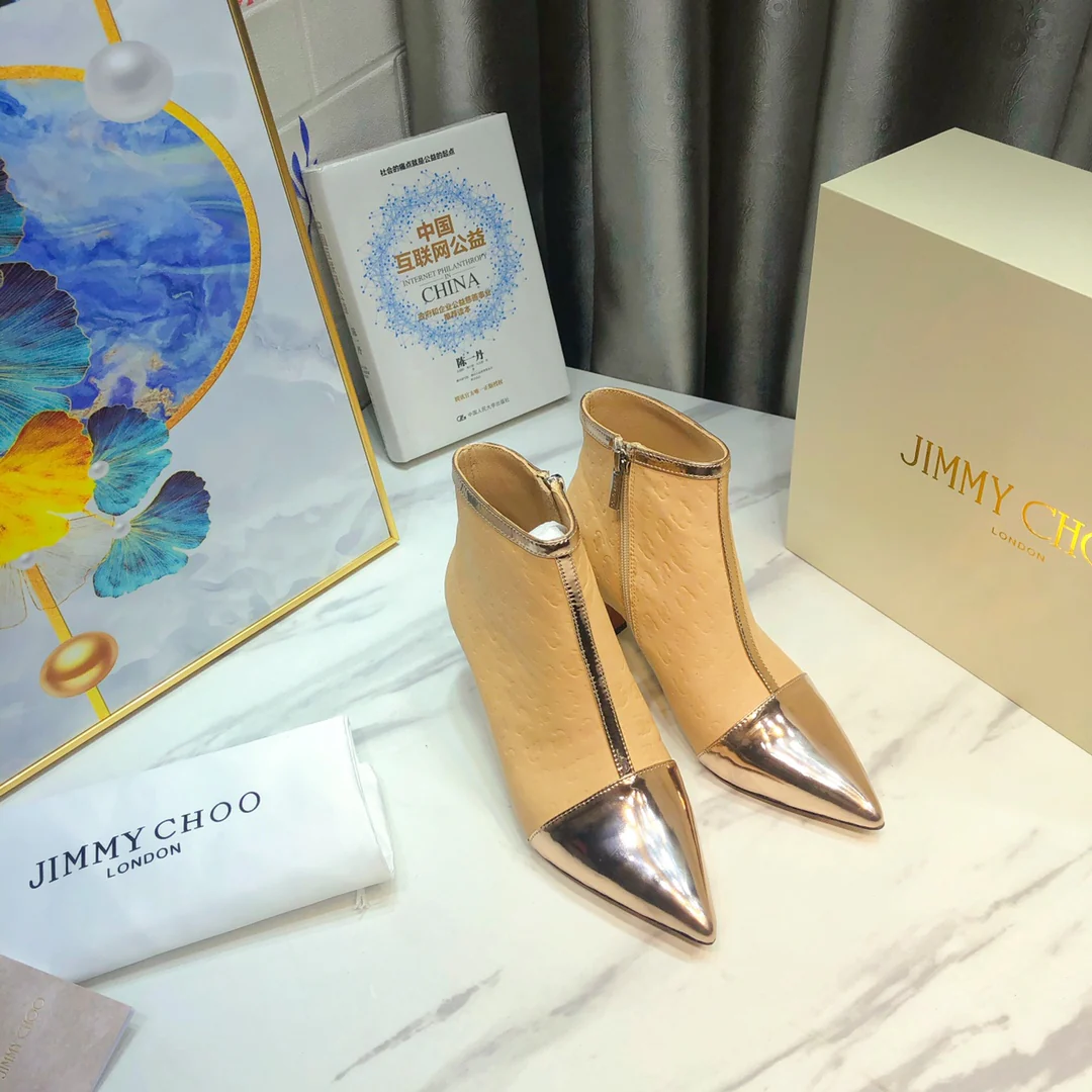 Ботильоны на низком каблуке Jimmy - 1