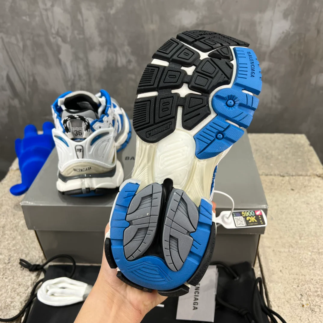 Кроссовки Balenciaga Runner - унисекс - синие