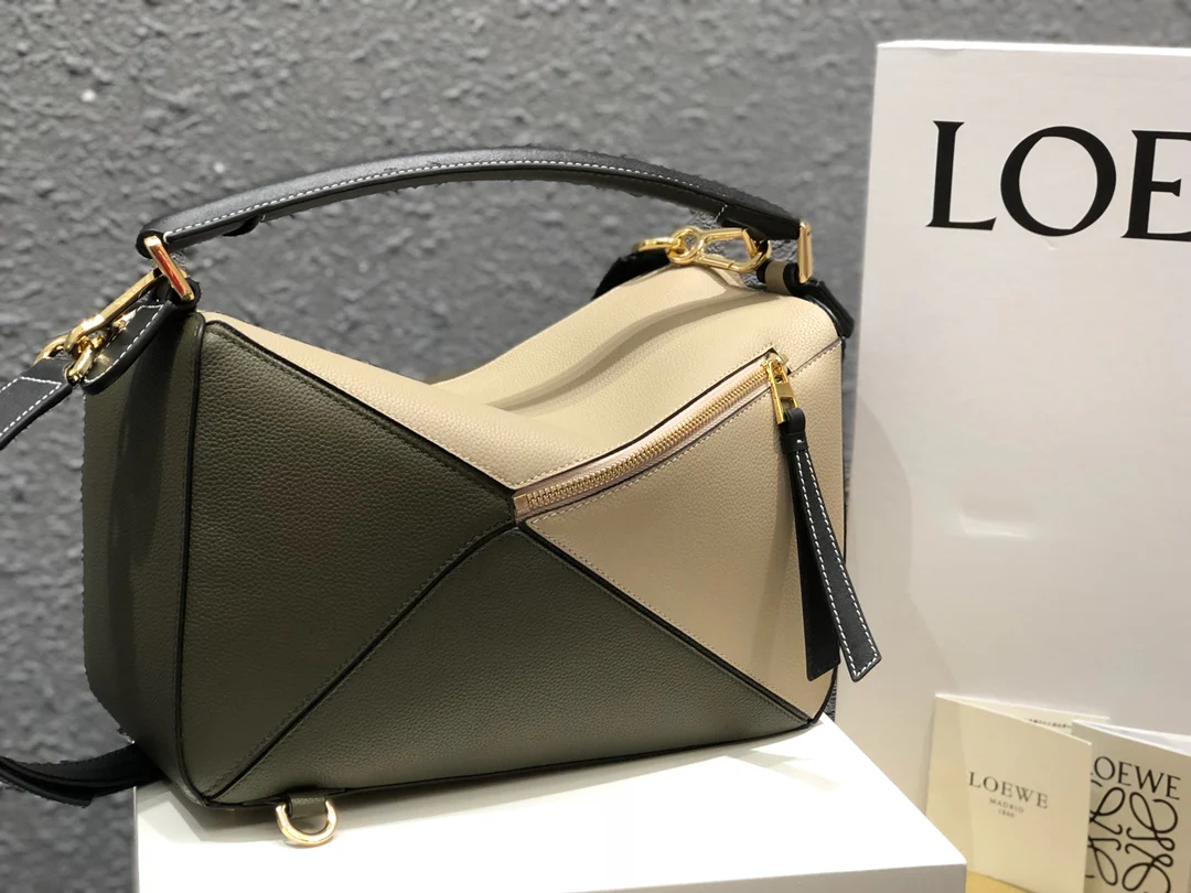 Сумка Loewe Puzzle, телячья кожа, средний размер, 4