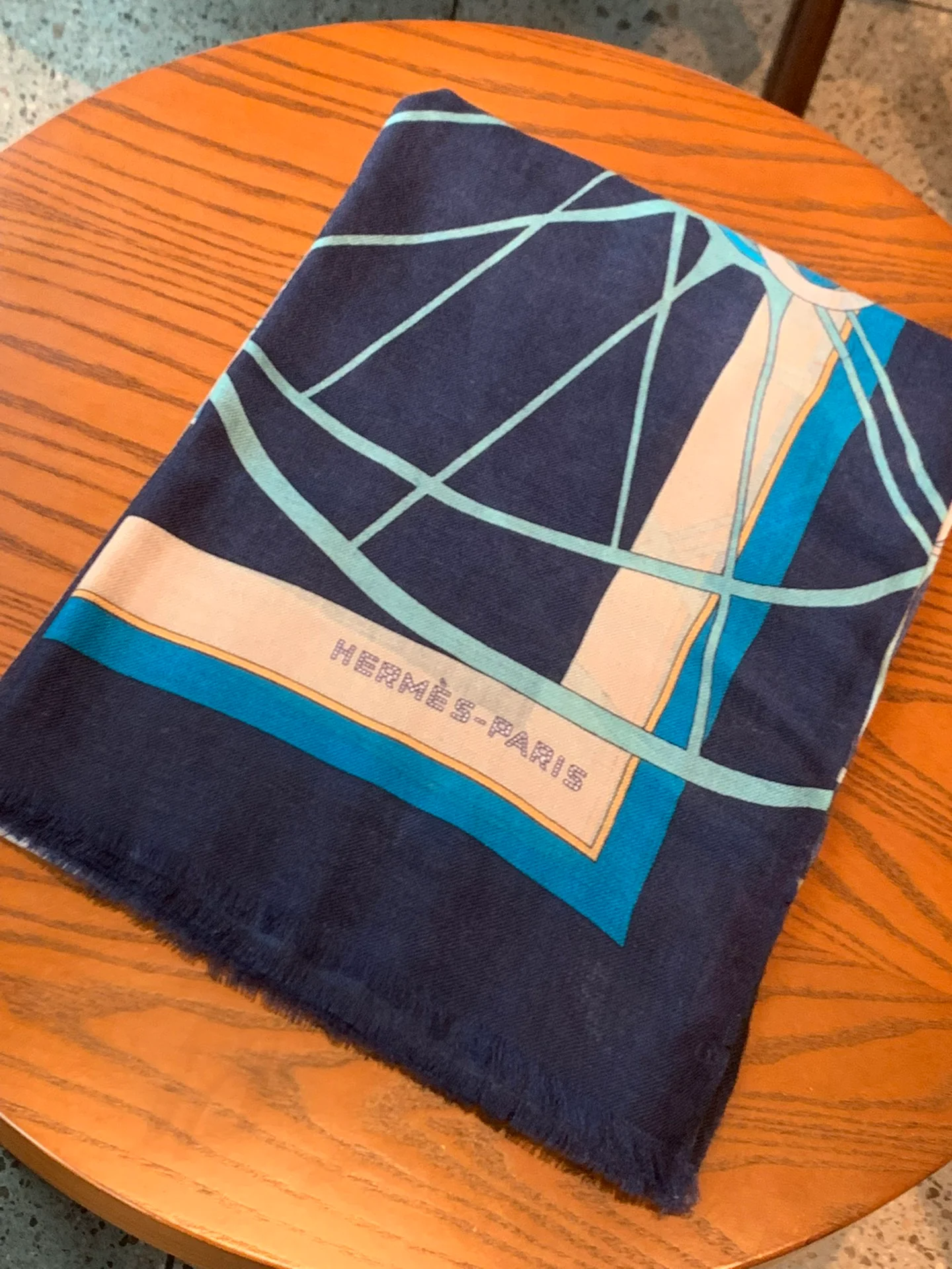 Кашемировый шарф Hermes - 110 см - 200 см - 100 см - Кашемир премиум-класса - 1 шт.