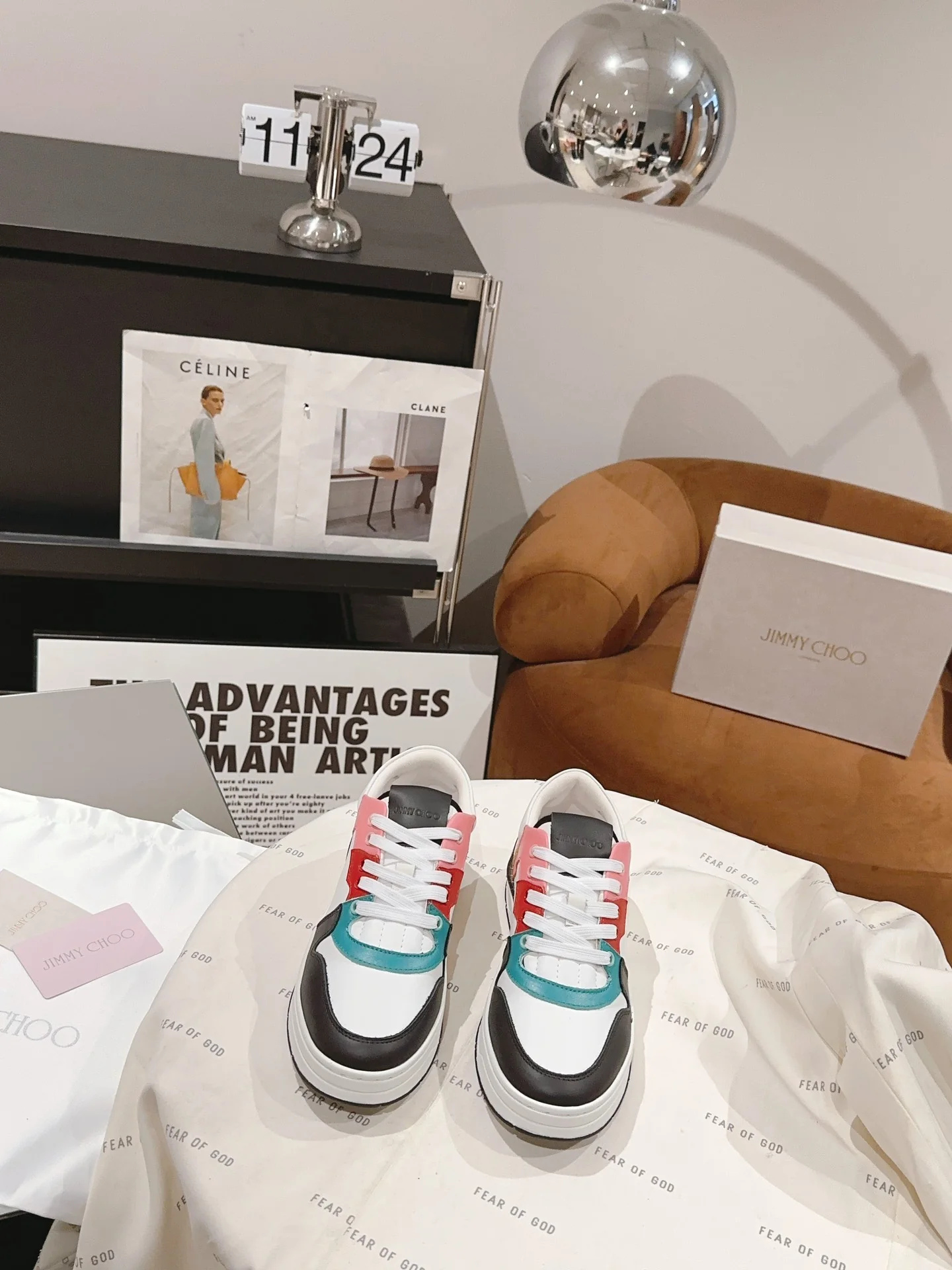 Jimmy - Новинка 2023 года - Повседневная обувь - Бело-черная