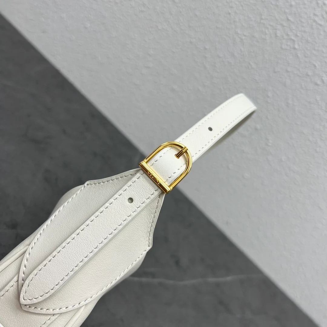 Мини-сумка через плечо Celine Romy - белая