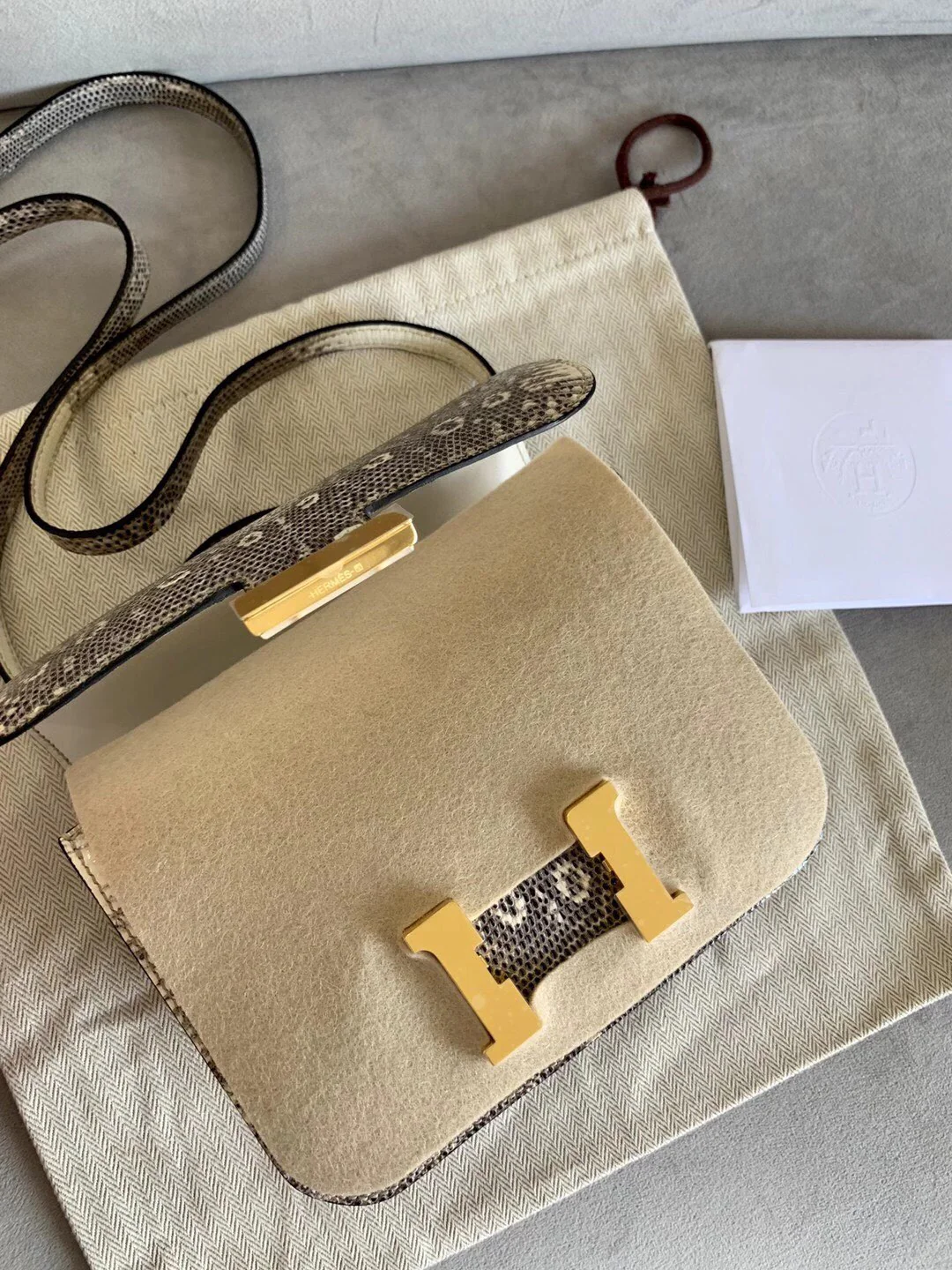 Hermes-constance-19-ombre-lizard-gold buckle