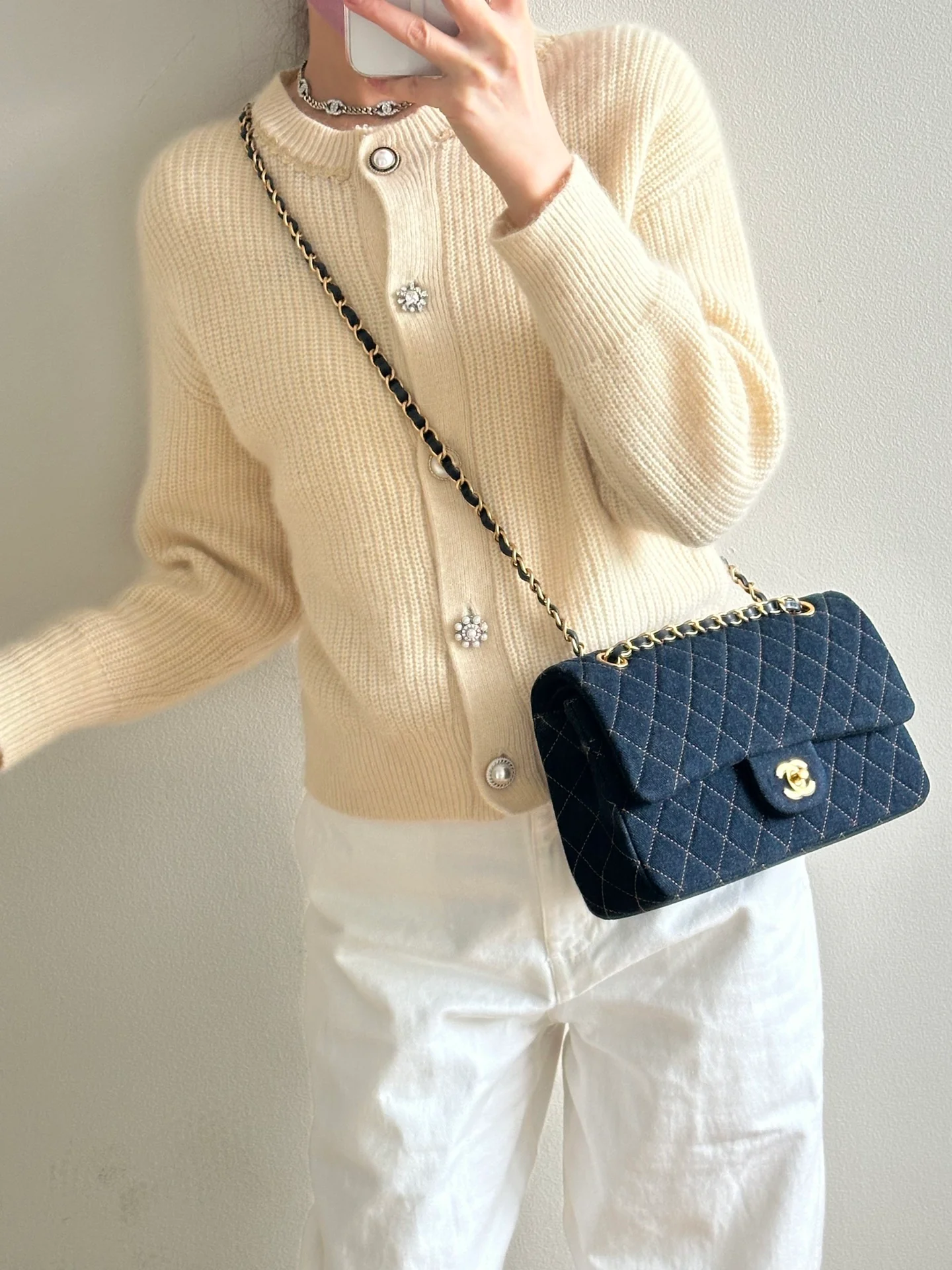 24c-cf-Темно-синий деним 25 см