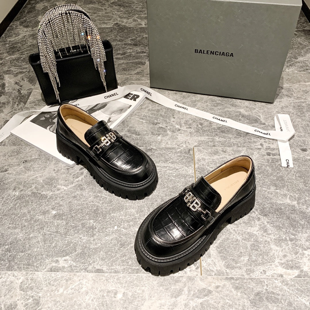 Balenciaga - Туфли на платформе - Лоферы