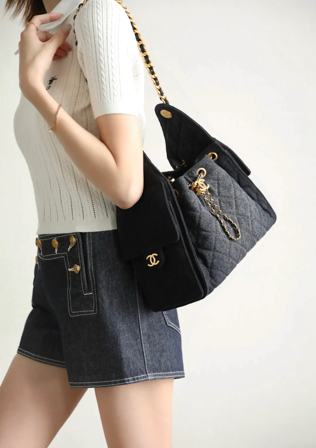 Джинсы 25s-25bag, маленький размер - черные