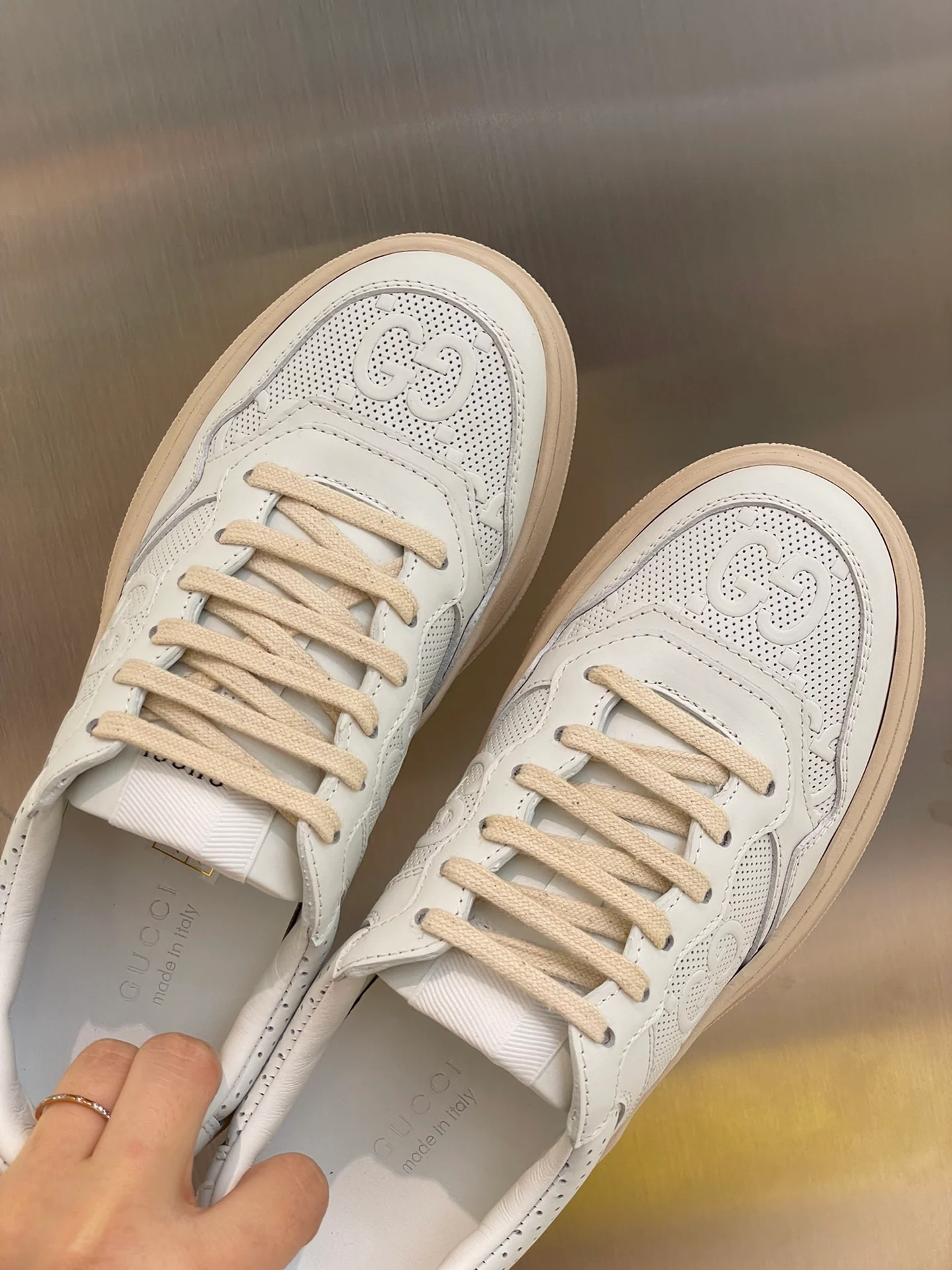 Кроссовки на платформе Gucci - 2