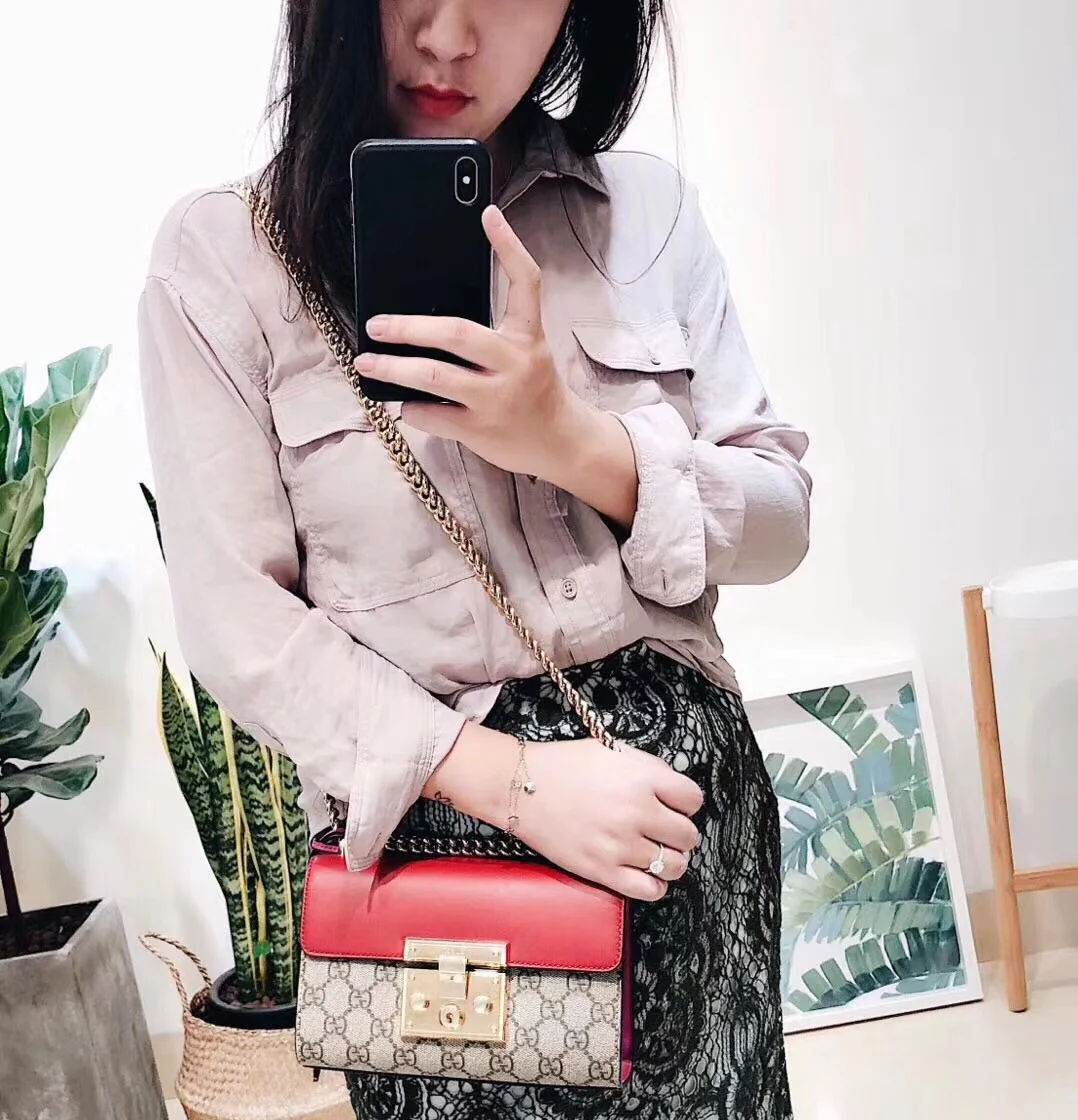 Замок Gucci - Маленький квадратный замок - 20-13-8 см - 1