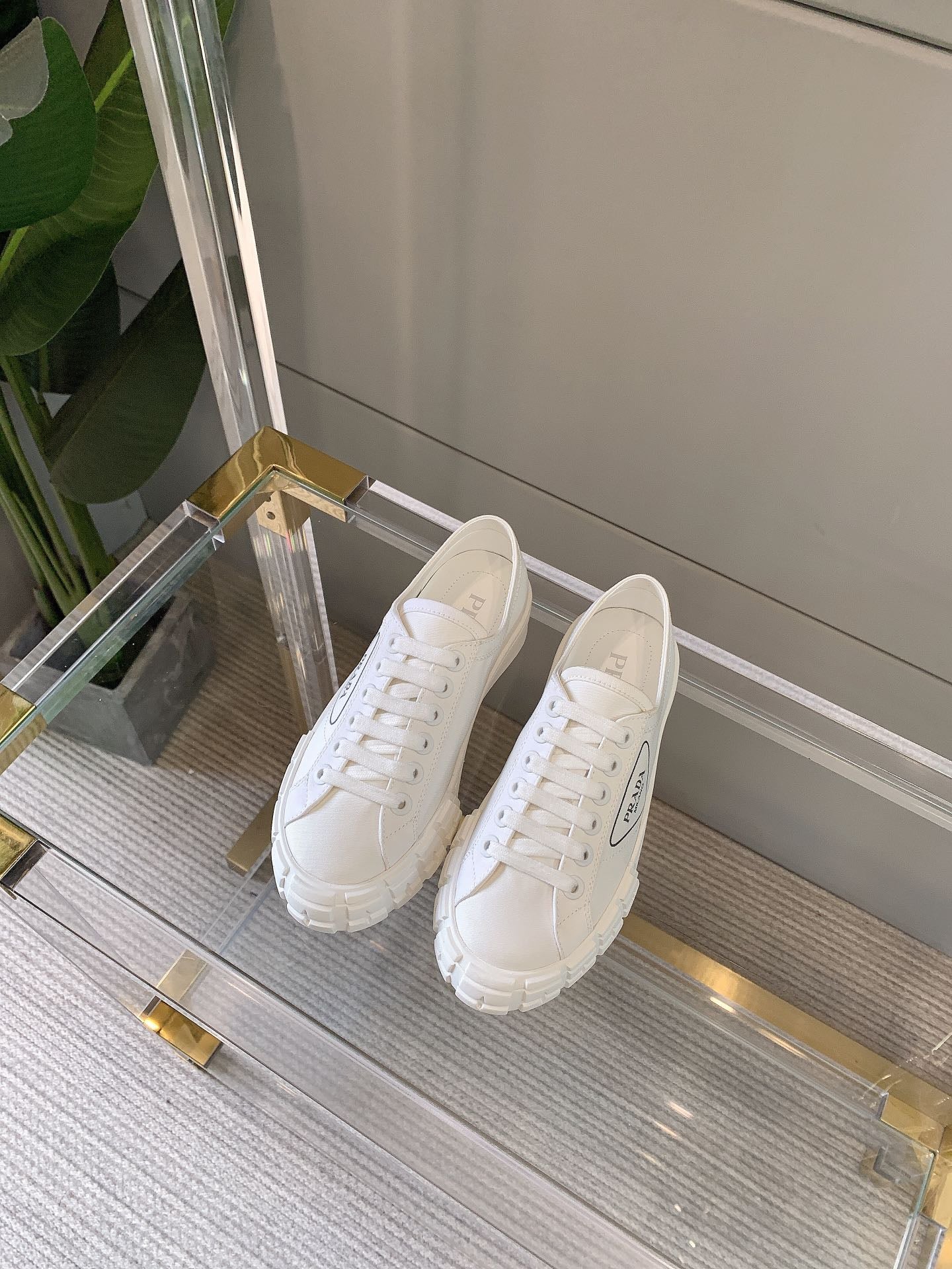 Prada - Белые кроссовки - Кеды - Повседневная обувь