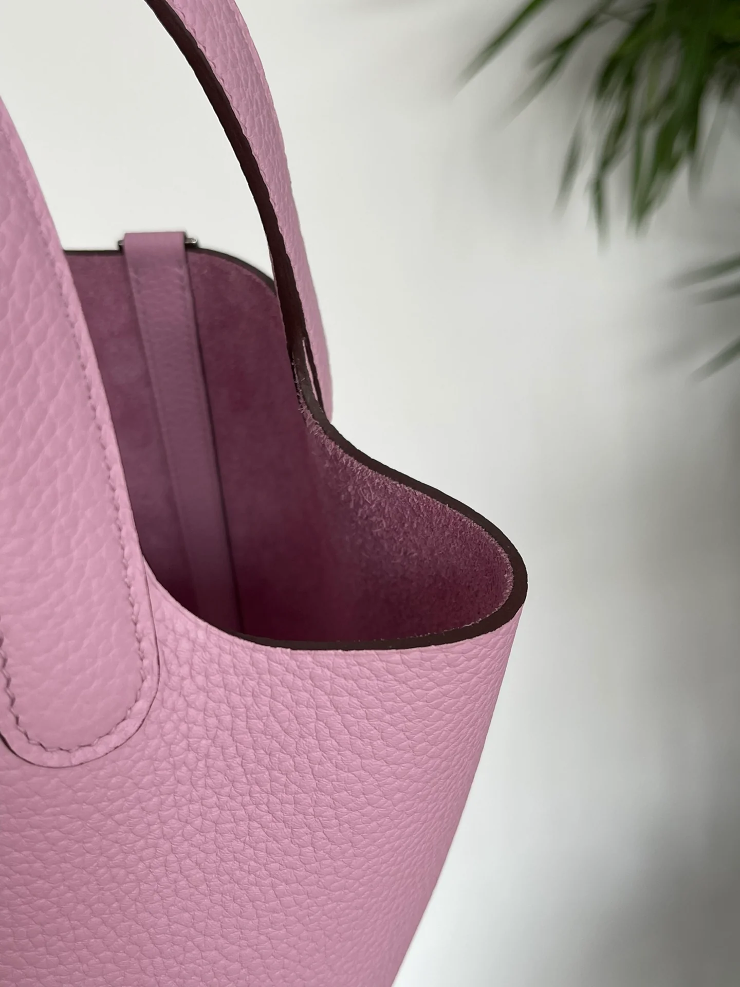 Hermes Picotin 18-tc-x9 Mallow Purple Silver Buckle