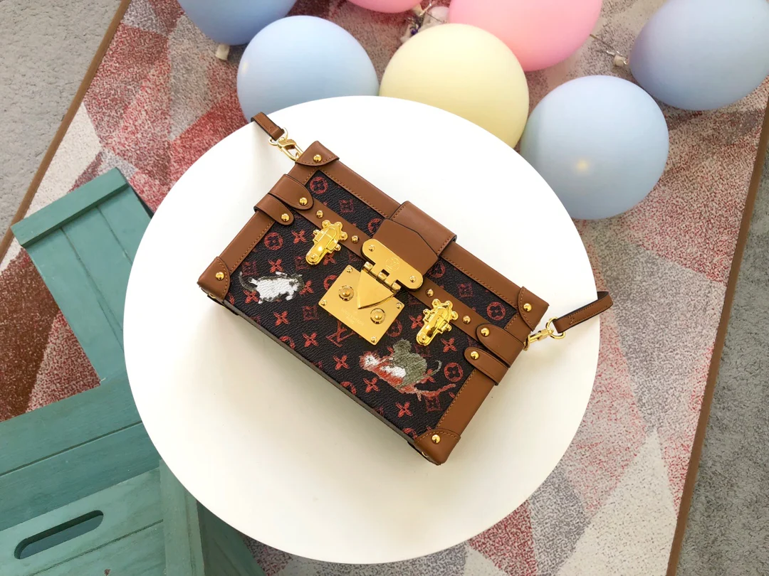 m44407-LV-2019 Коллекция ранней весны - маленькая сумка-малле - коричневая