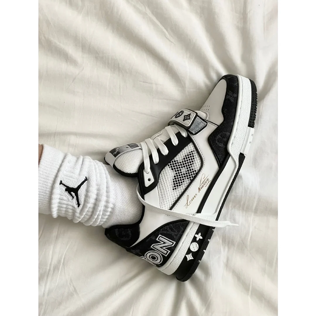 Кроссовки LV Trainer Series - на липучках - унисекс - черные