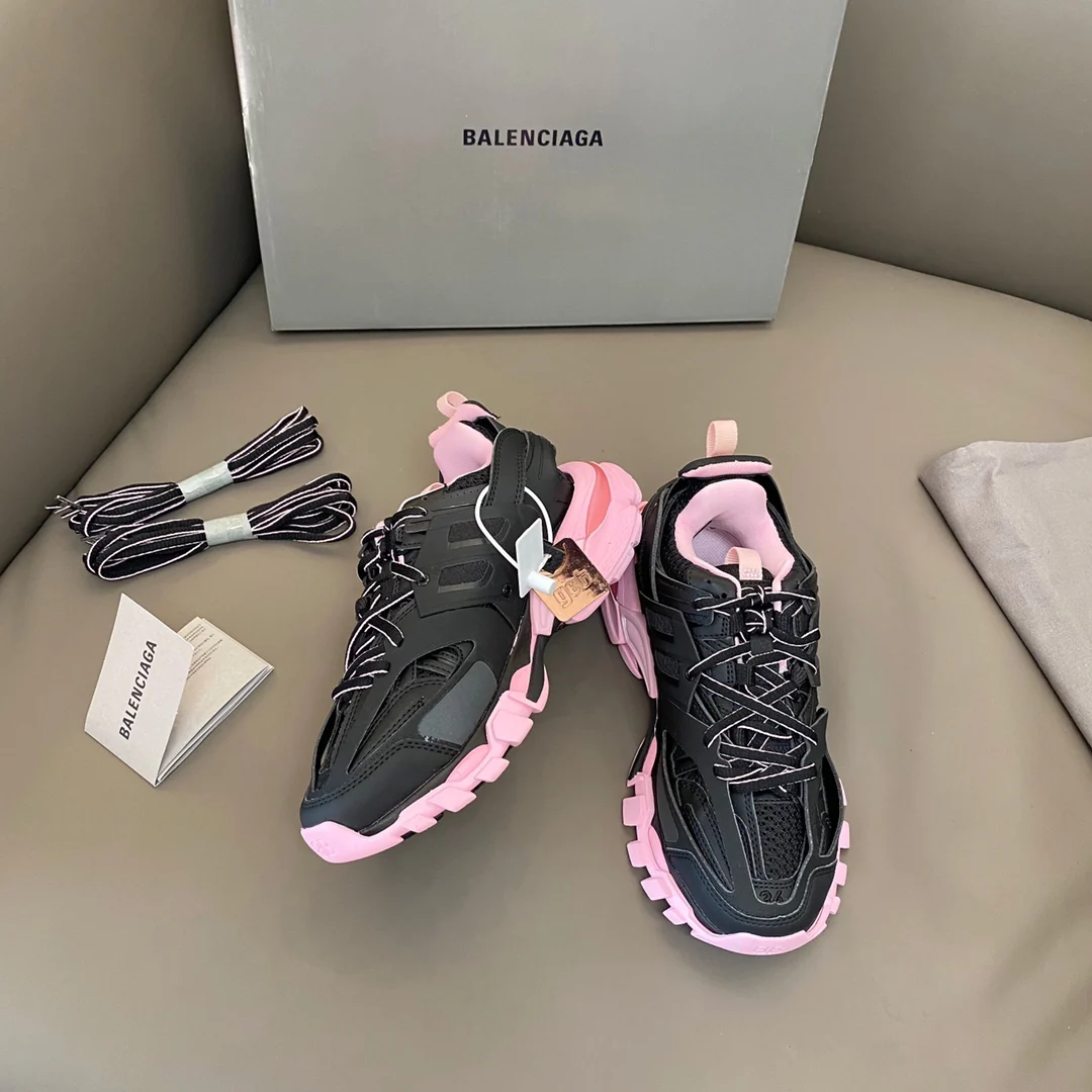 Кроссовки Balenciaga Track 3-0 на массивной подошве для пар - серия Rainbow, версия Gold Label - размеры 35-52