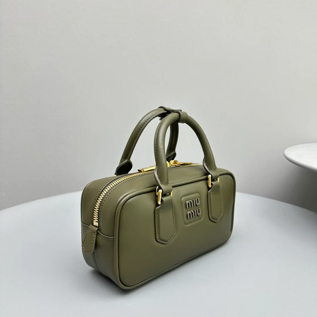 Сумка для боулинга Miu Miu - Маленькая - Зеленая