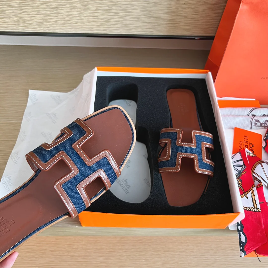 Сандалии Hermes-h Flat Sandals-6