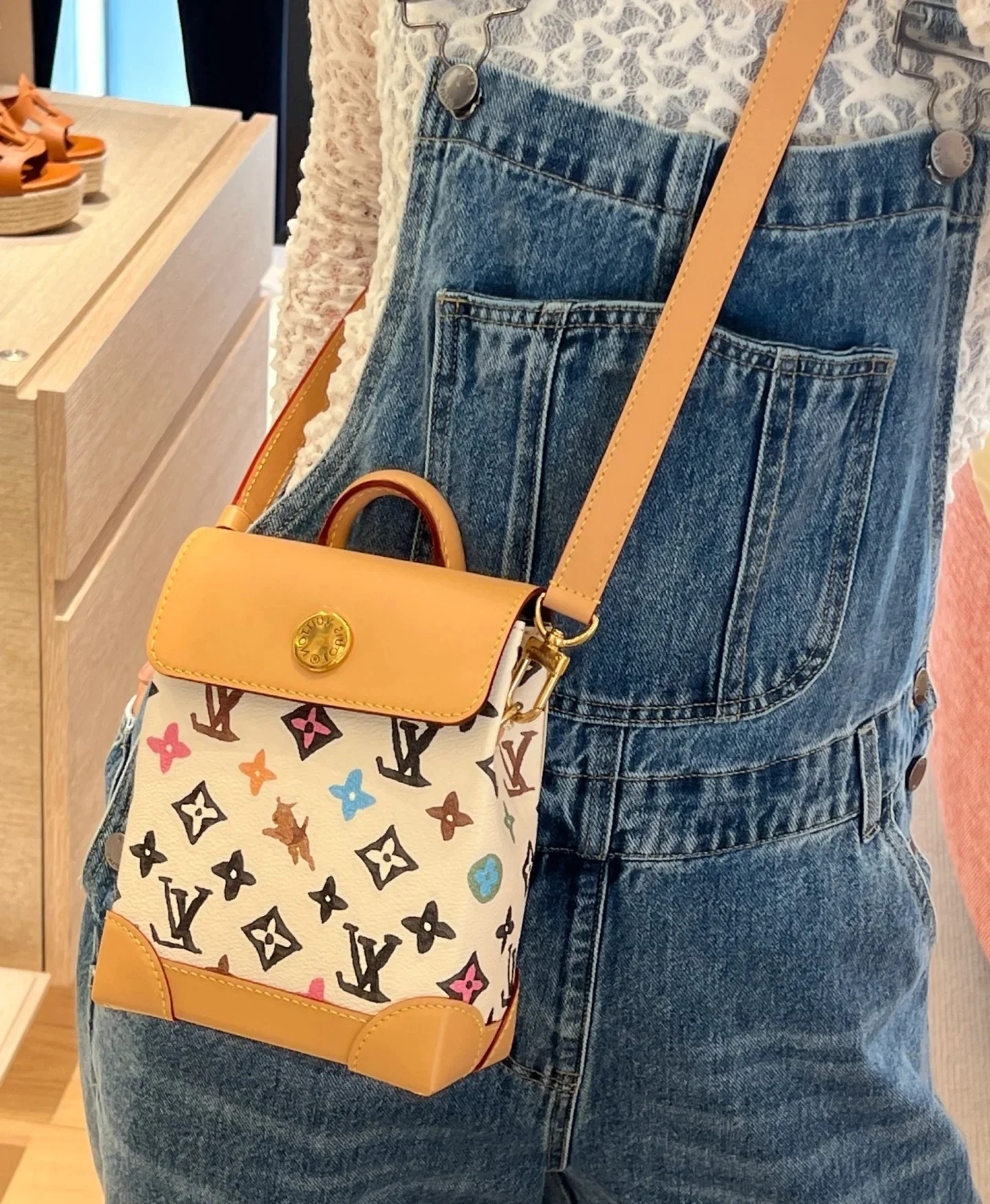 сумка через плечо m83429-LV-nano-steamer