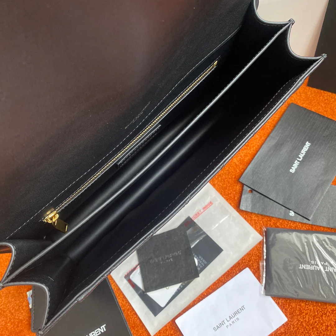 Большая сумка-конверт из овечьей кожи YSL-gaby - 1 шт.